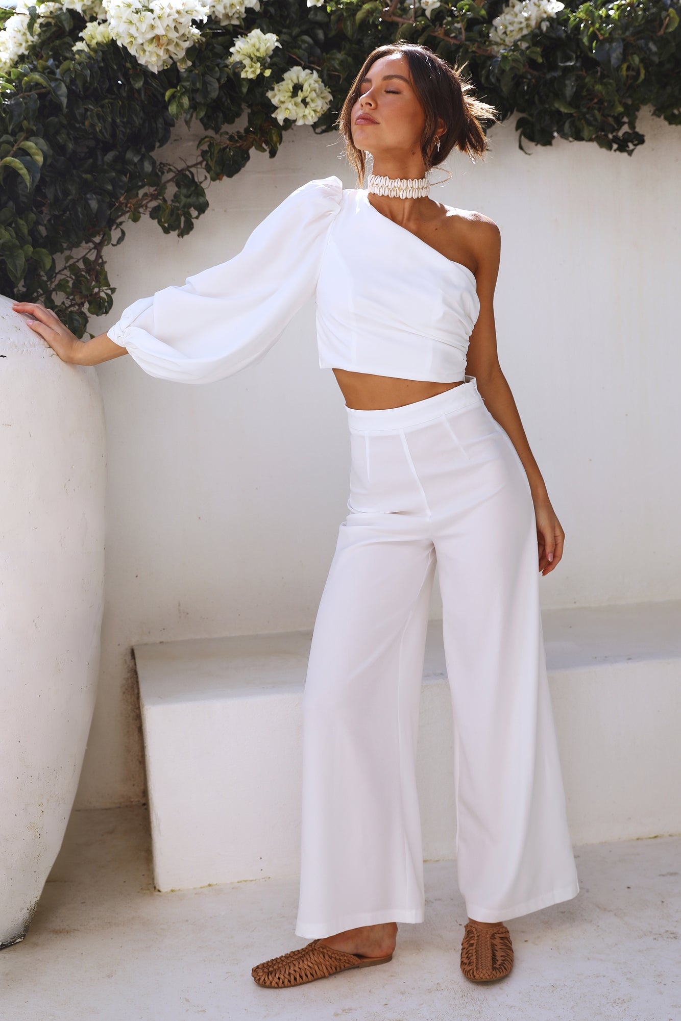 Keep It Real Pants White-Seaa Fashion