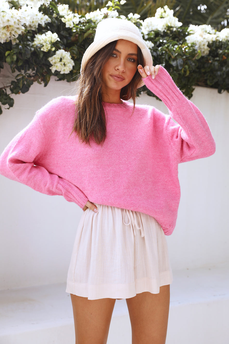 Utopian Knit Pink-Seaa Fashion