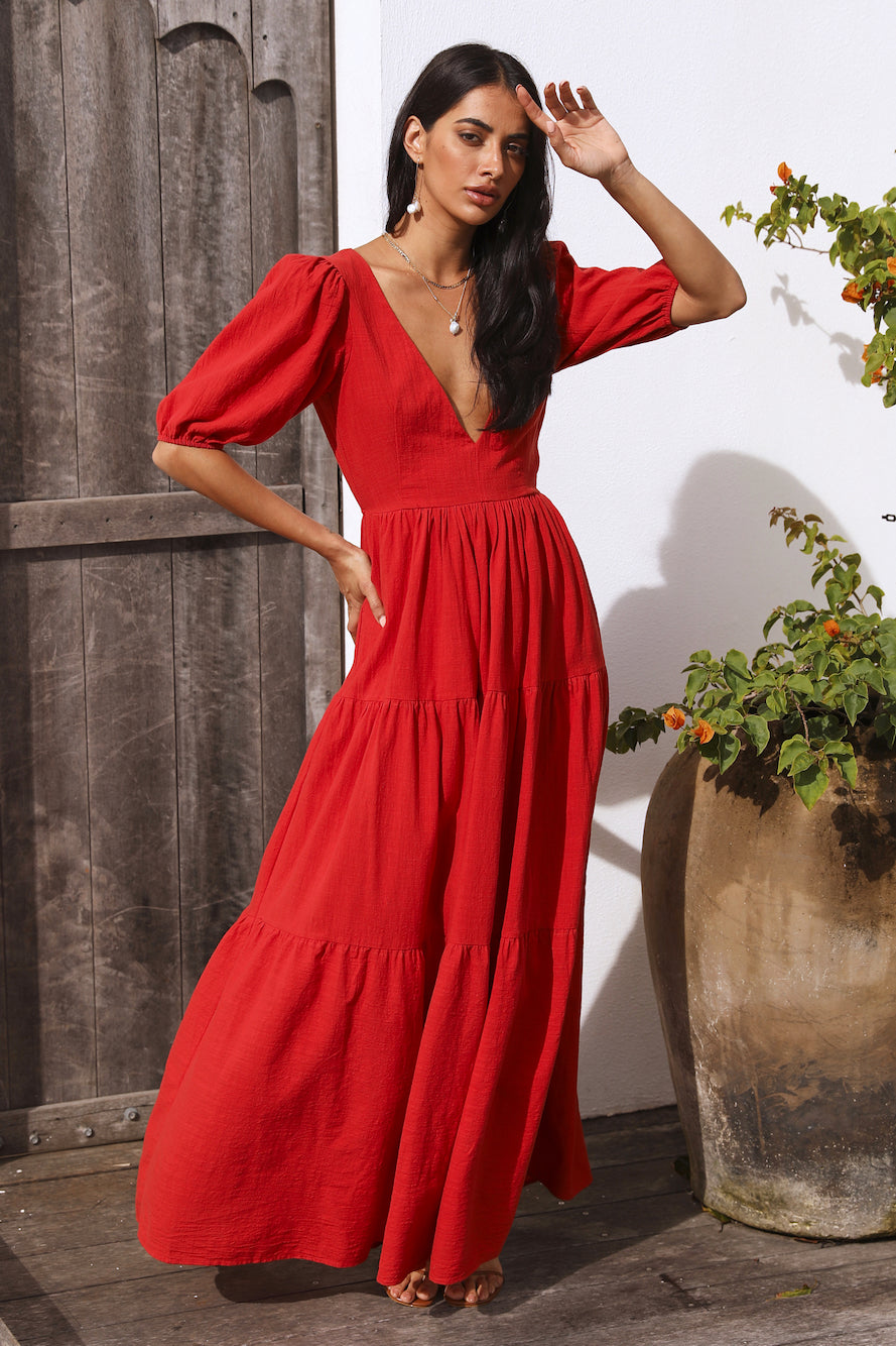 SEVEN WONDERS Asha Dress Fire-Seaa Fashion