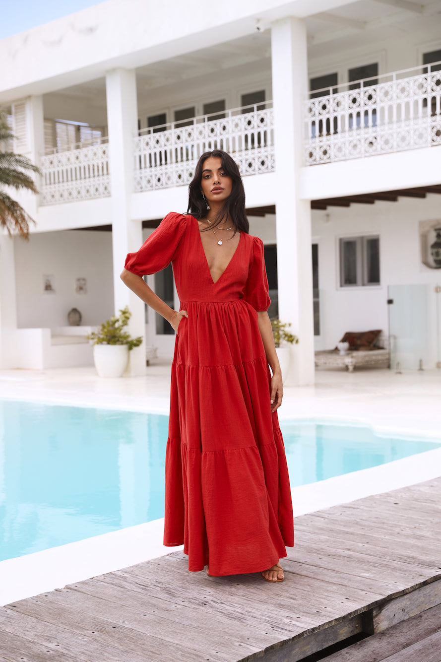 SEVEN WONDERS Asha Dress Fire-Seaa Fashion