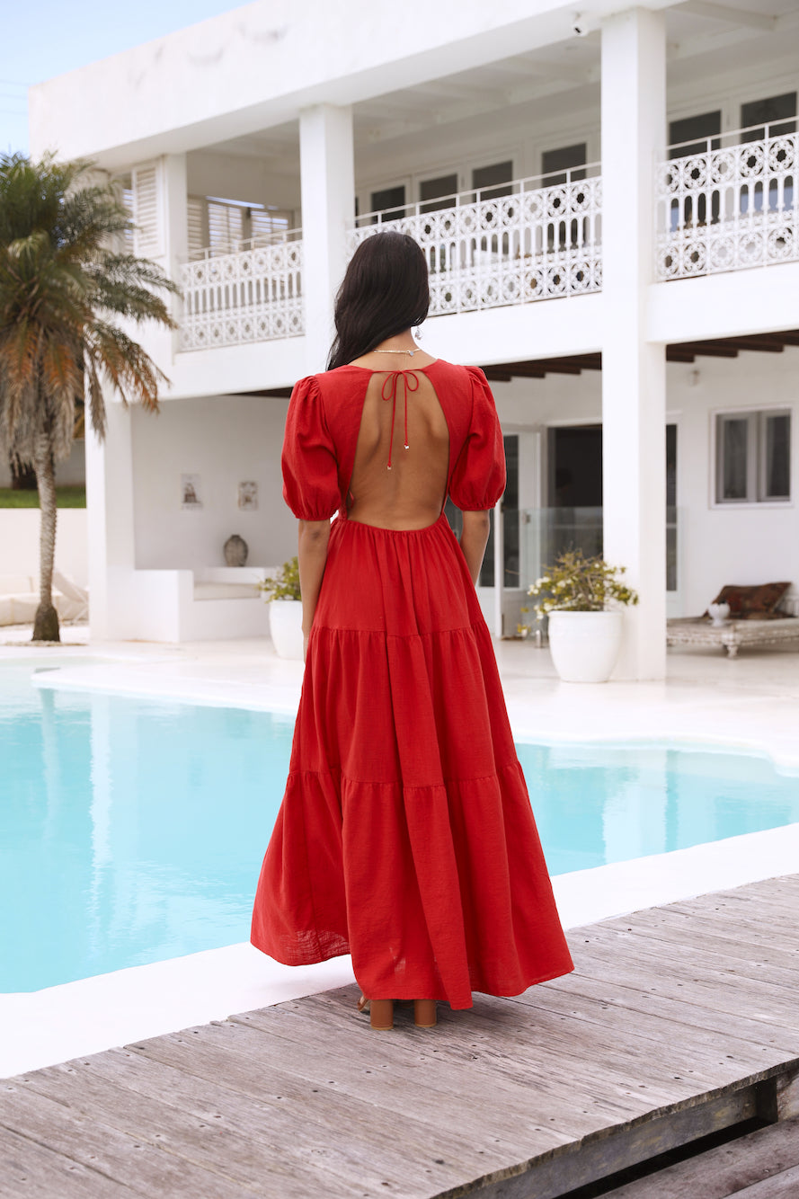 SEVEN WONDERS Asha Dress Fire-Seaa Fashion