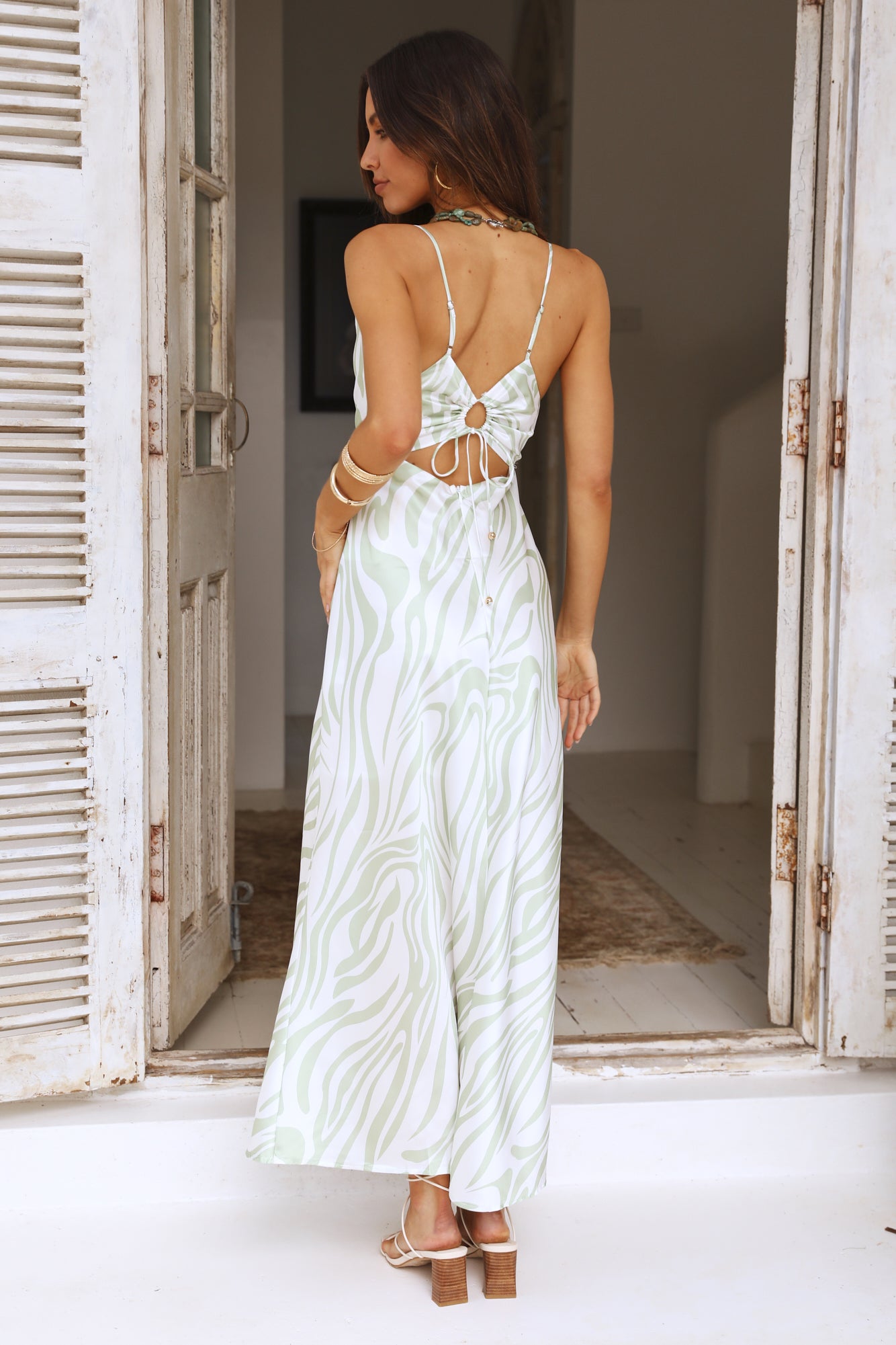 Call My Name Maxi Dress Green-Seaa Fashion