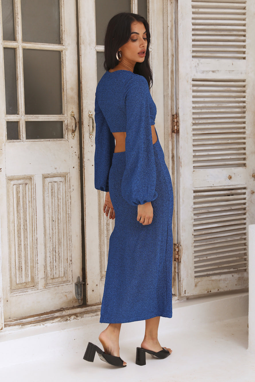 RUNAWAY THE LABEL Mirage Dress Royal-Seaa Fashion