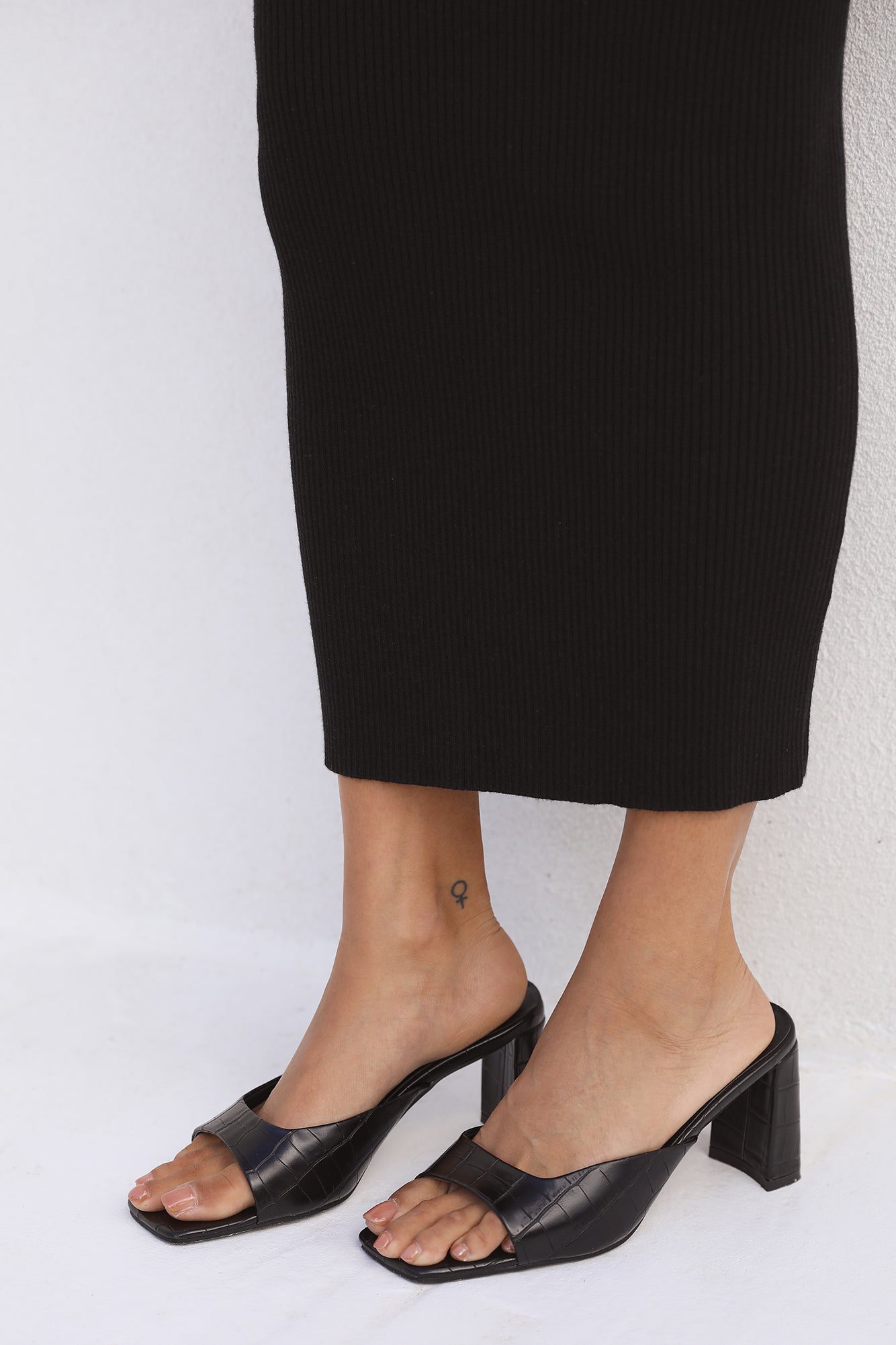 BILLINI Zarli Heel Black Croc-Seaa Fashion