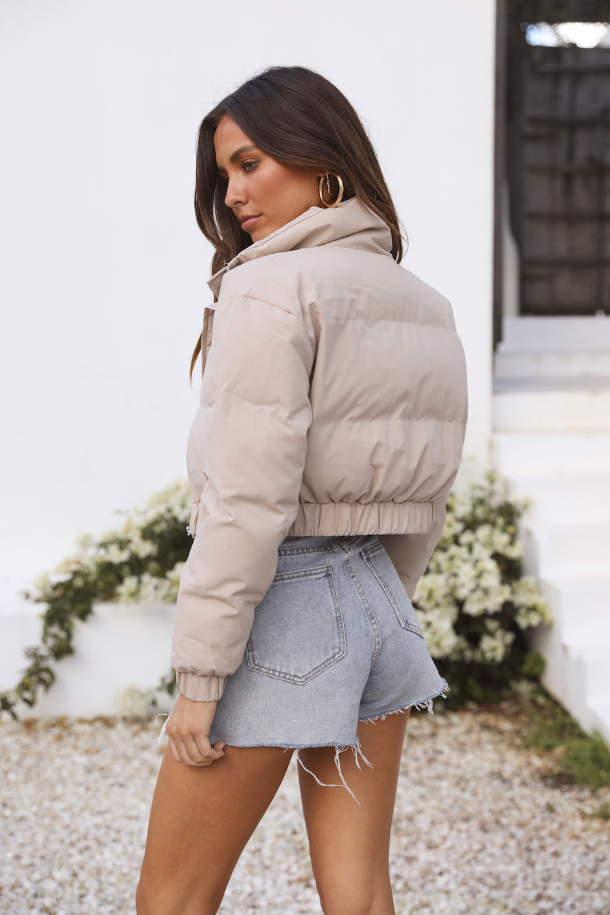 Runaway Angel Jacket Beige-Seaa Fashion