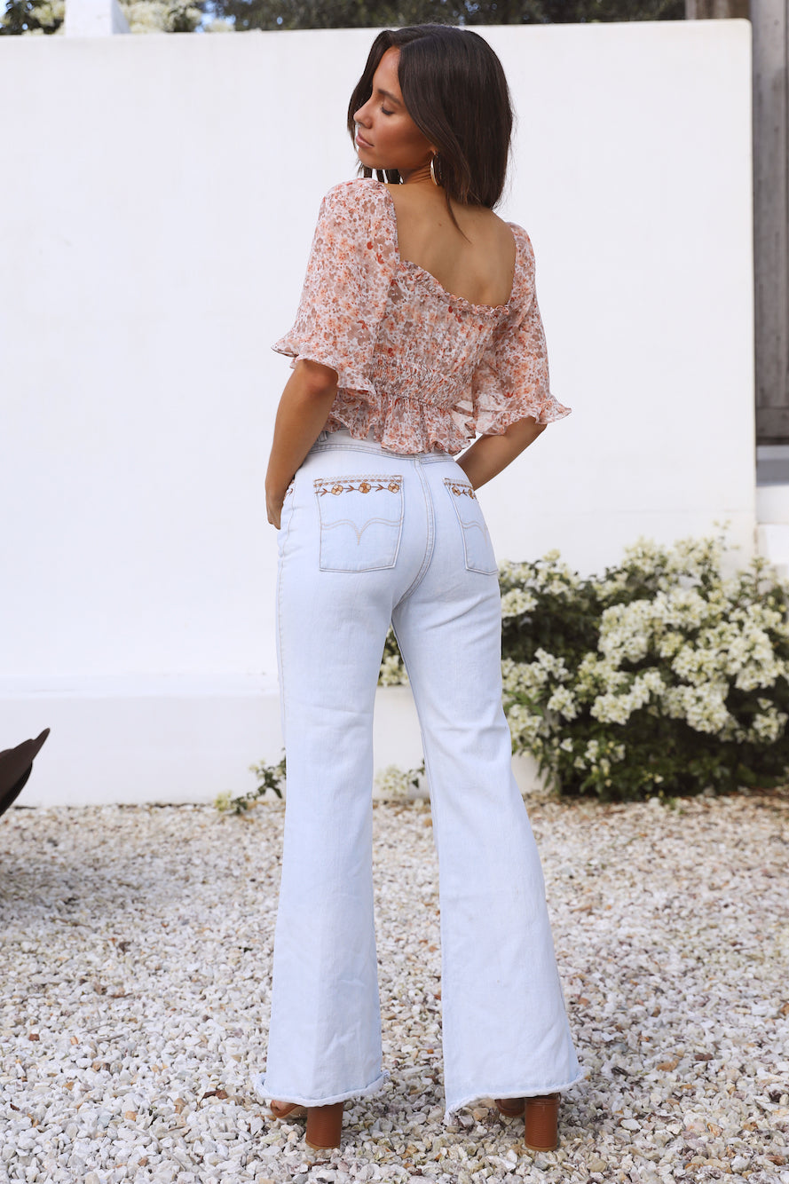 Gentle Loving Crop Top Brown-Seaa Fashion