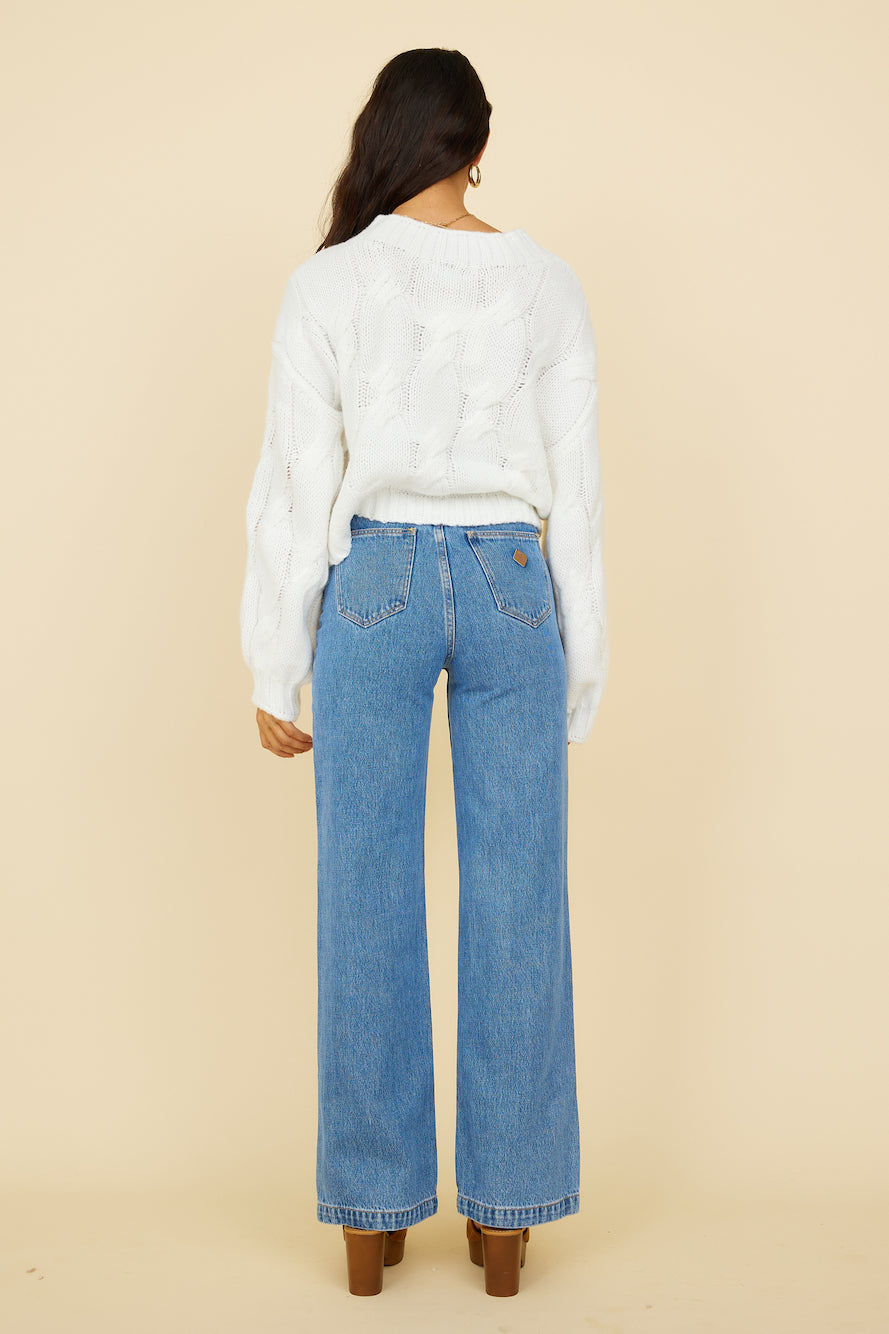 Winter Sweethearts Knit White-Seaa Fashion