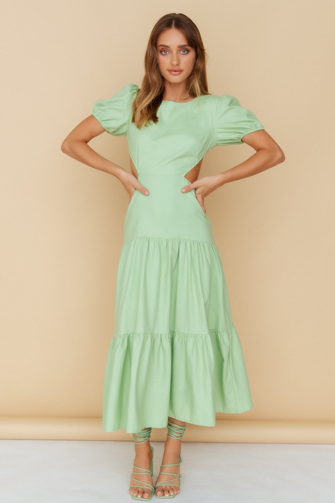 See You Again Maxi Dress Green-Seaa Fashion