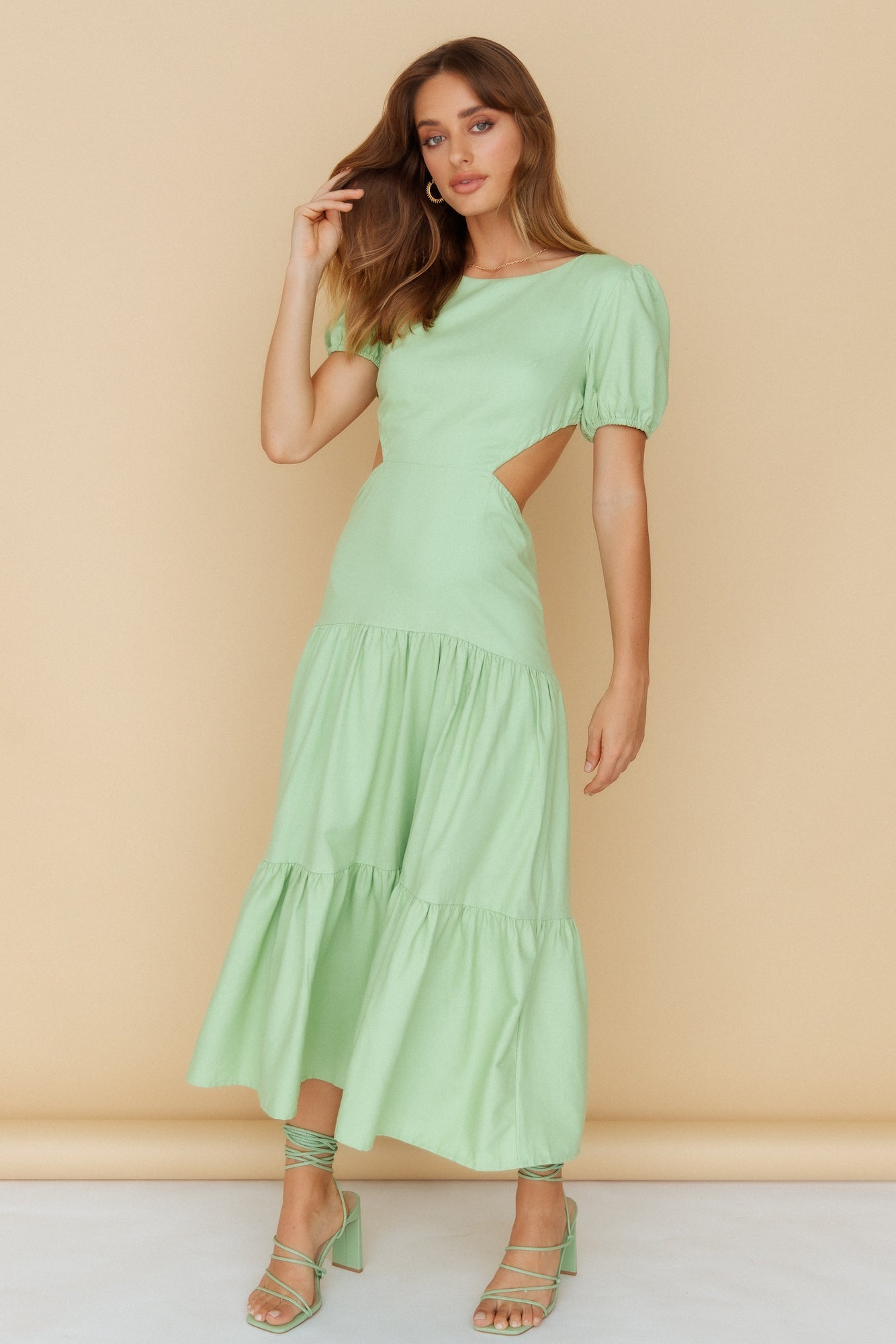 See You Again Maxi Dress Green-Seaa Fashion