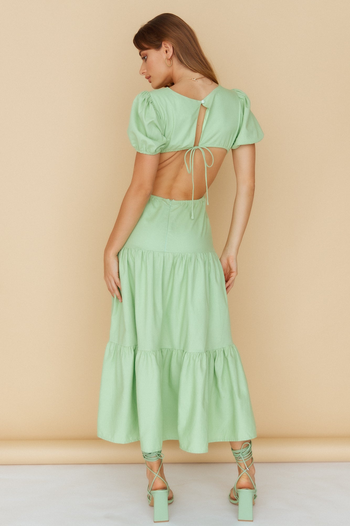 See You Again Maxi Dress Green-Seaa Fashion
