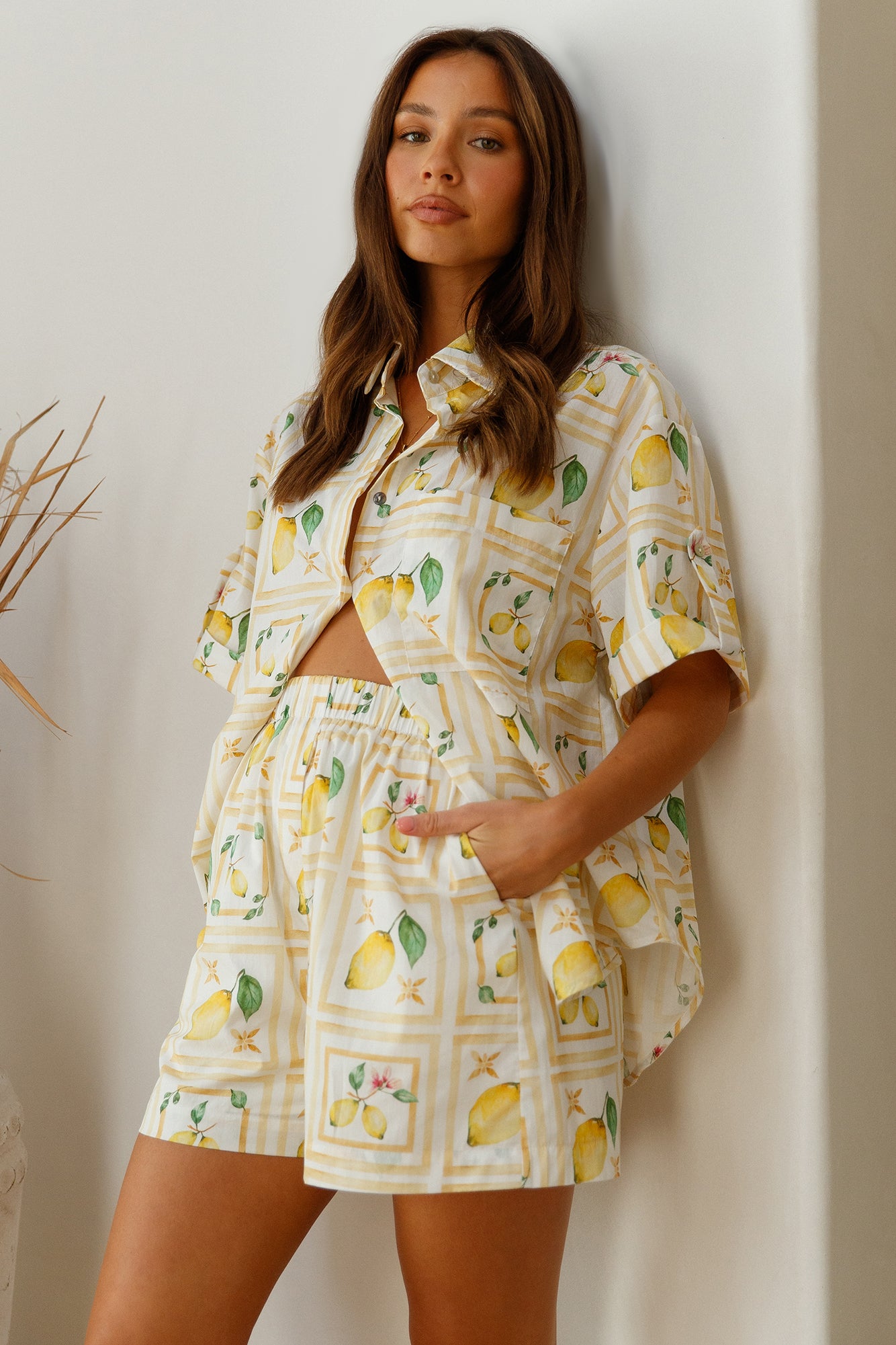 Under The Lemon Tree Set Yellow-Seaa Fashion