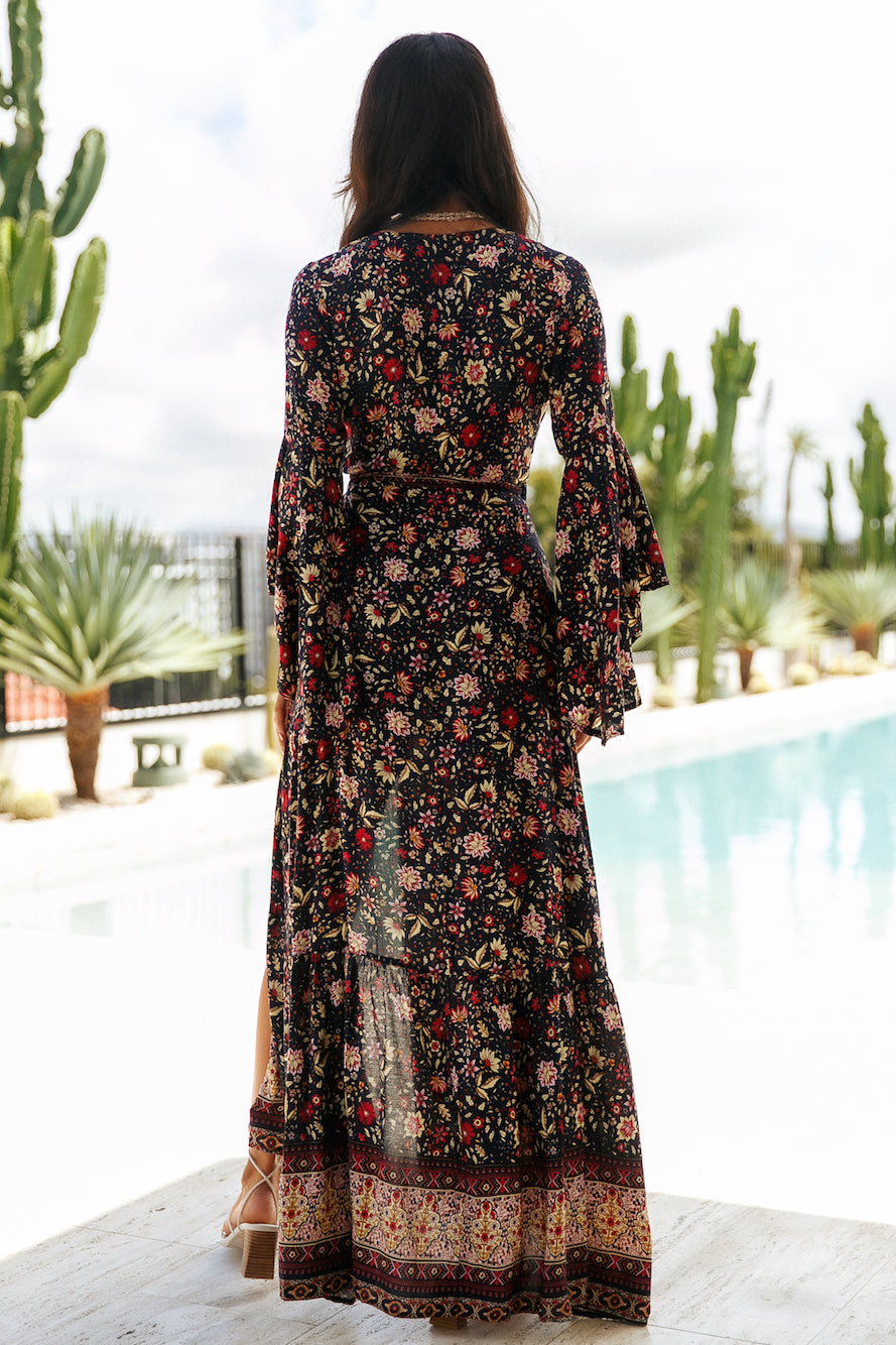 Got This Feeling Maxi Dress Black-Seaa Fashion