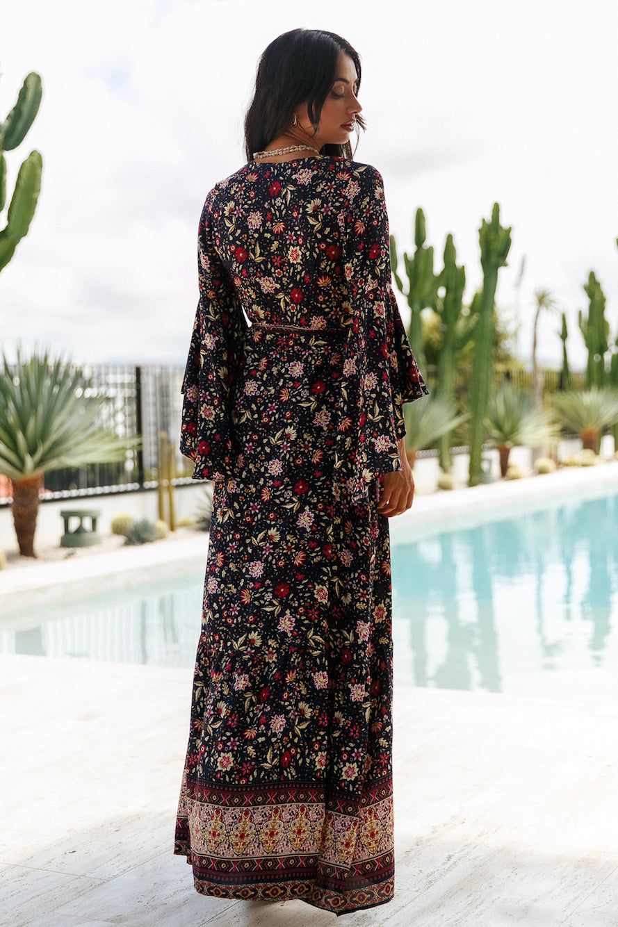 Got This Feeling Maxi Dress Black-Seaa Fashion