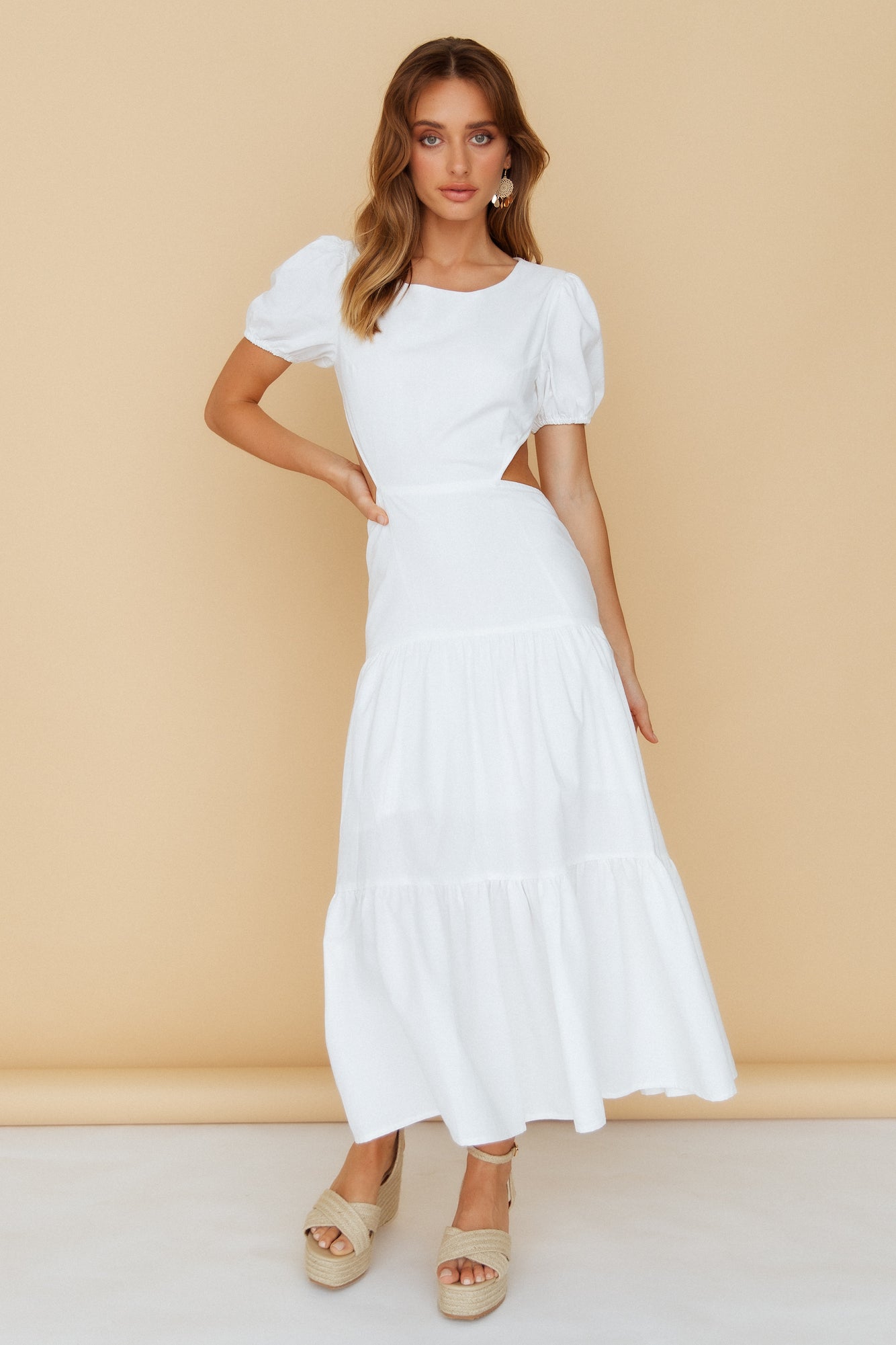 See You Again Maxi Dress White-Seaa Fashion