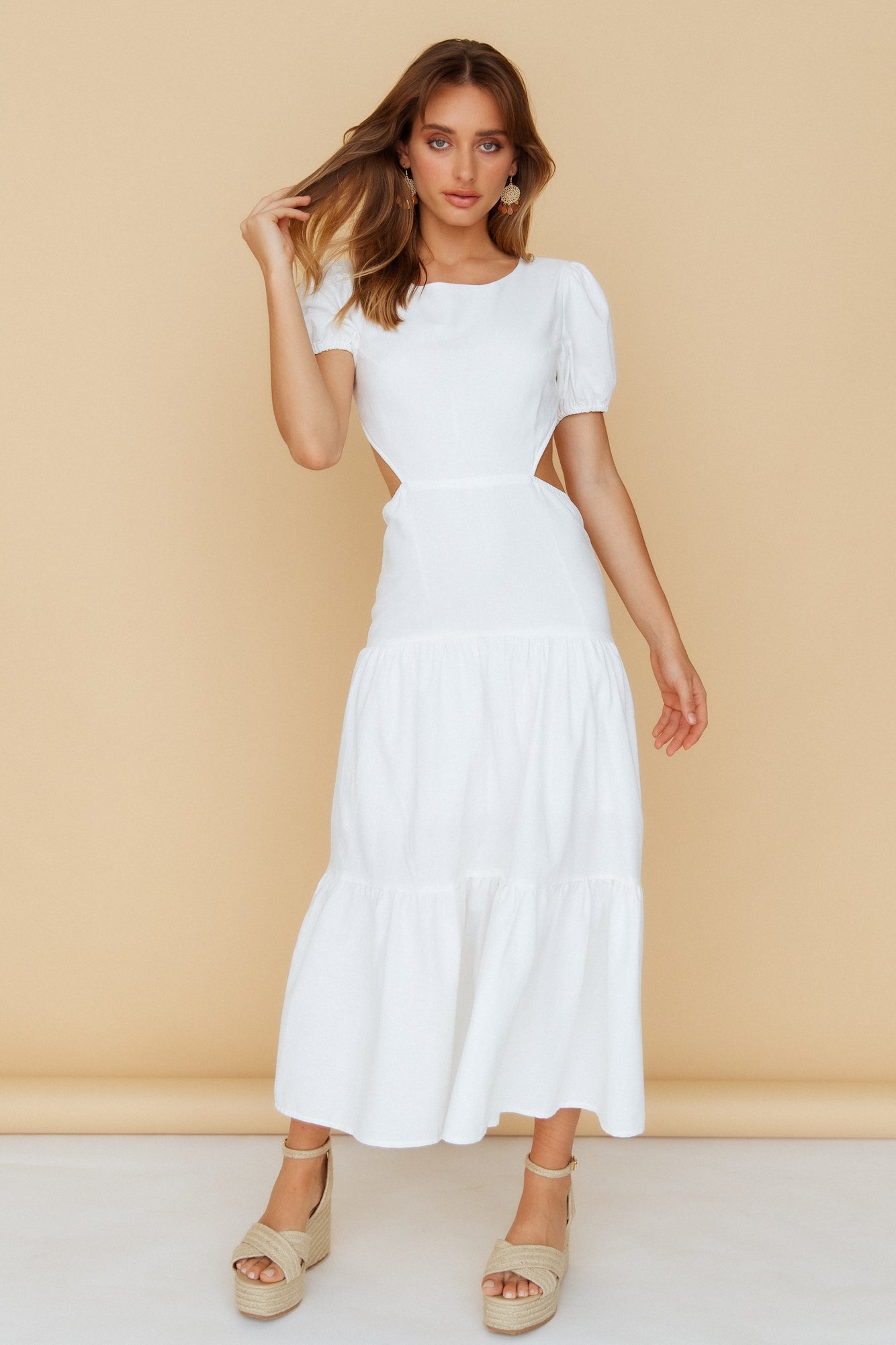 See You Again Maxi Dress White-Seaa Fashion
