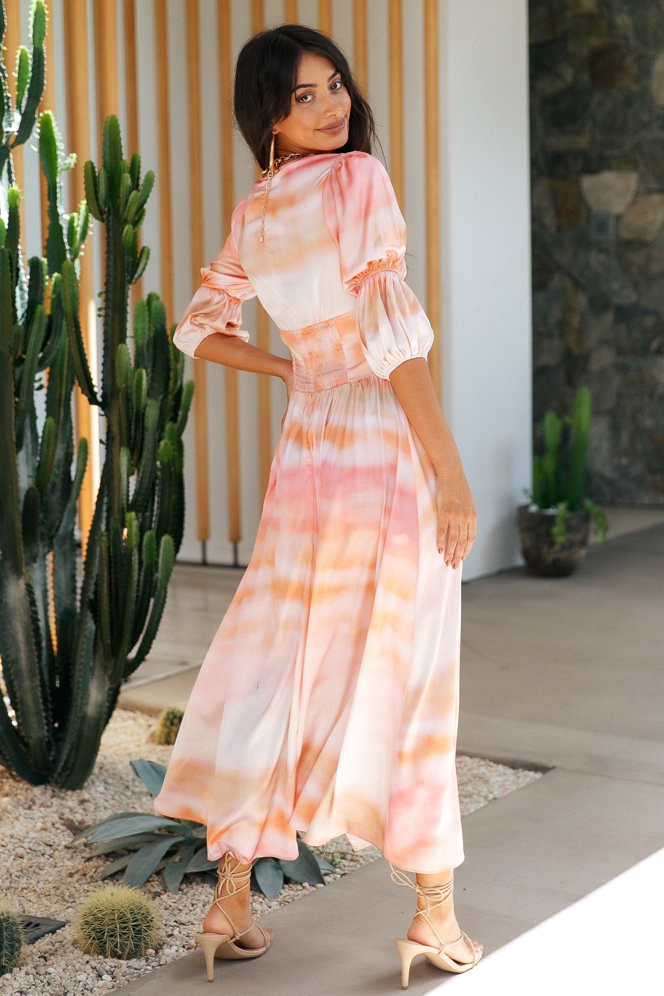 Chasing Venus Maxi Dress Pink-Seaa Fashion