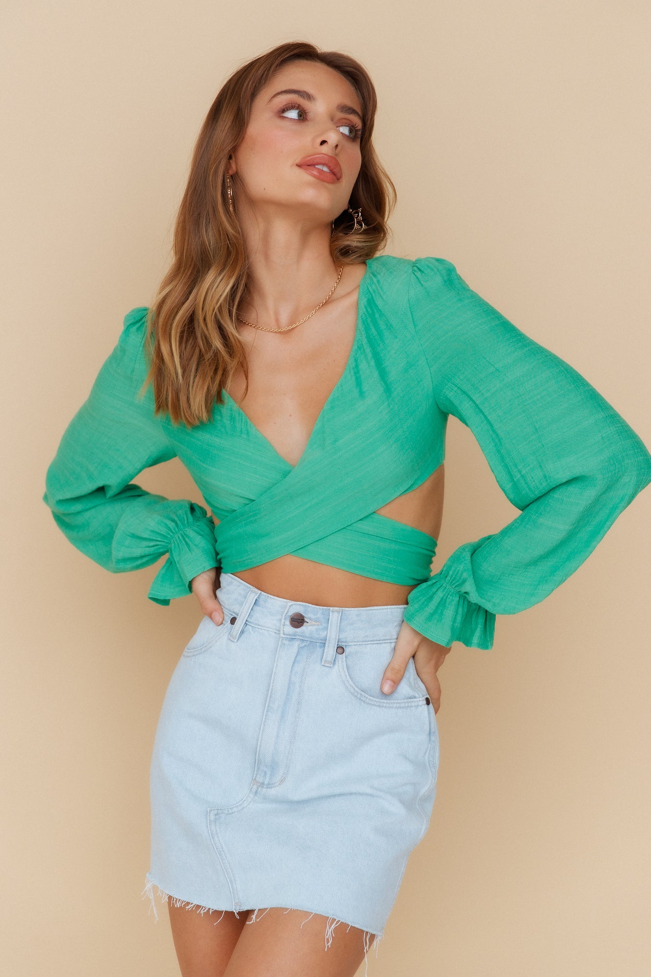 WRANGLER Repair Mini Skirt Sweetleaf-Seaa Fashion