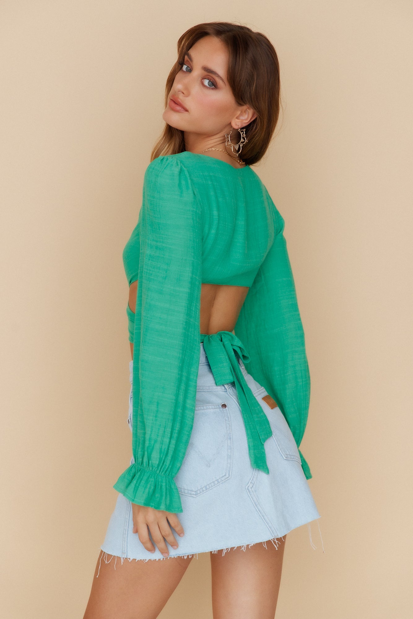 WRANGLER Repair Mini Skirt Sweetleaf-Seaa Fashion