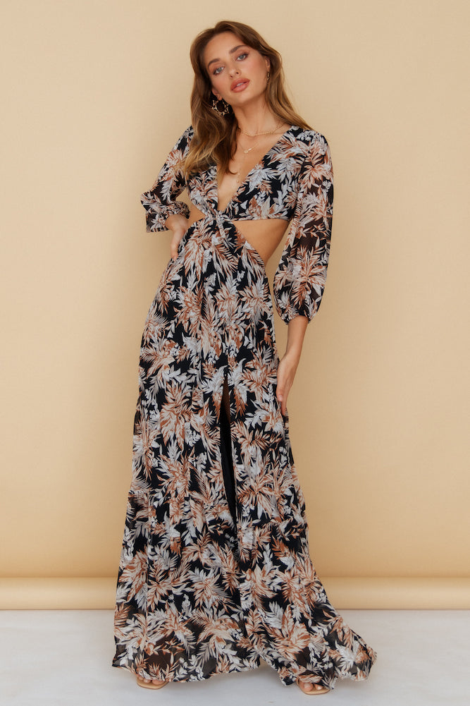 HELLO MOLLY Gardenia Lover Maxi Dress-Seaa Fashion
