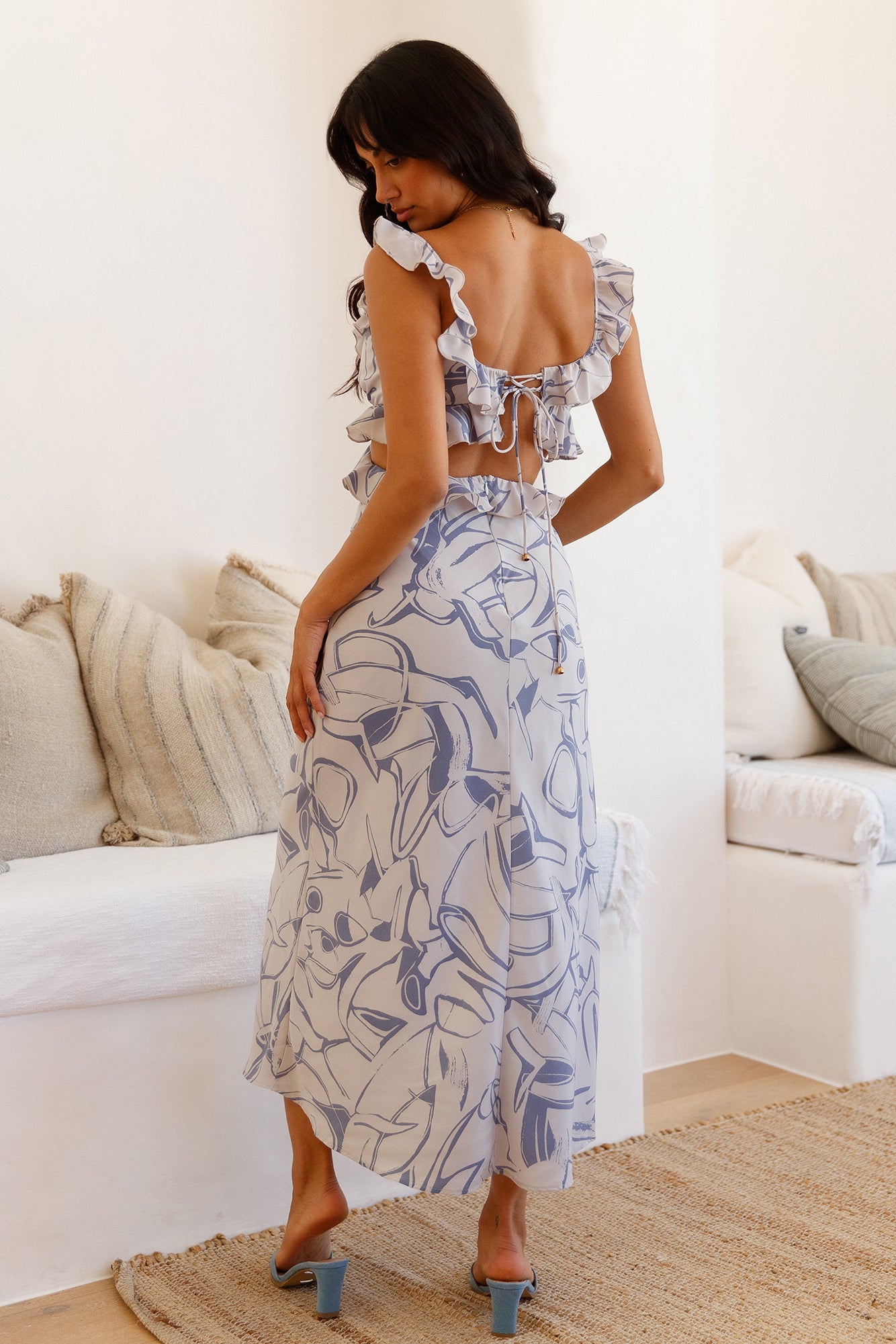 In Wonderland Maxi Dress Blue-Seaa Fashion