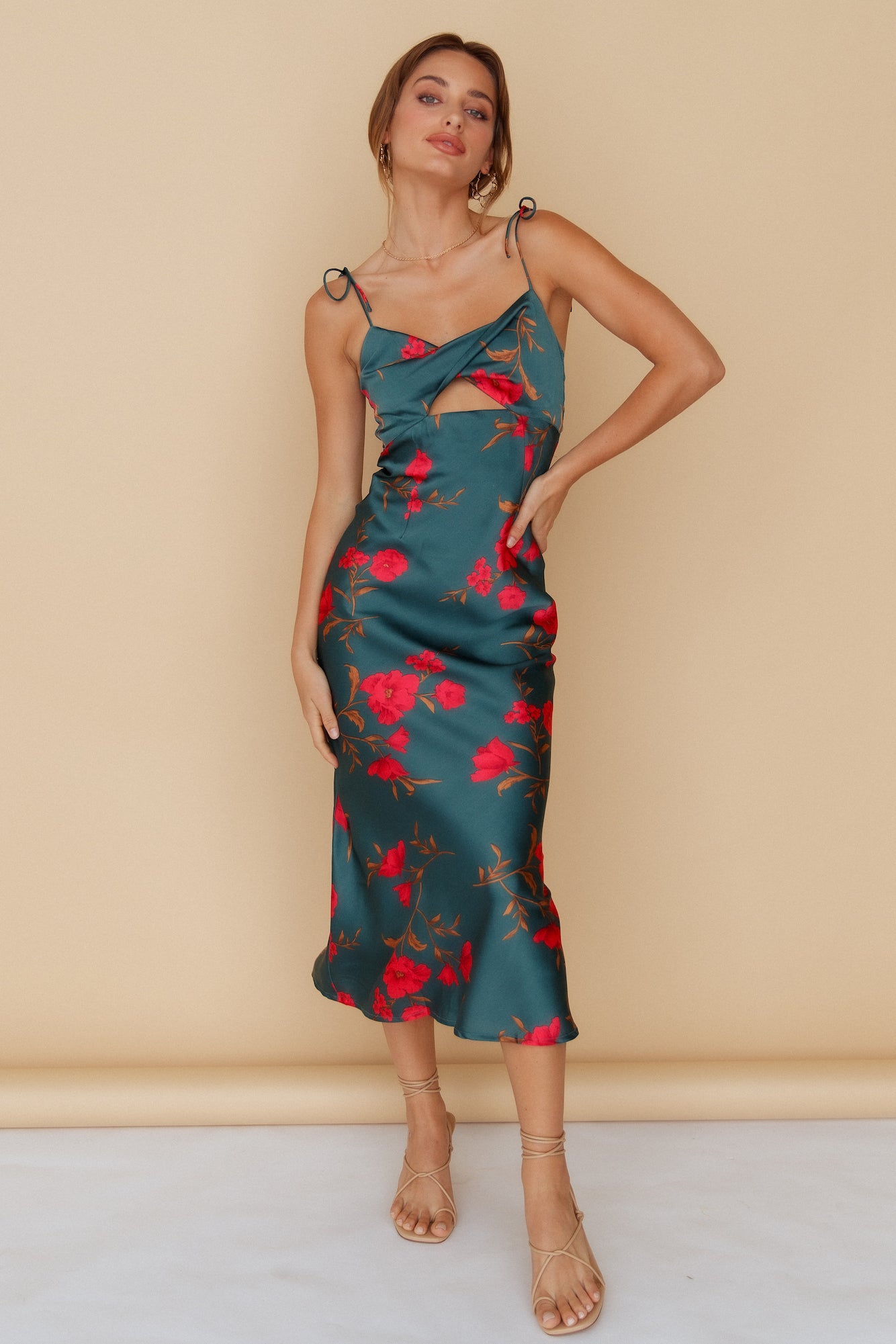 HELLO MOLLY Fool Me Once Midi Dress-Seaa Fashion