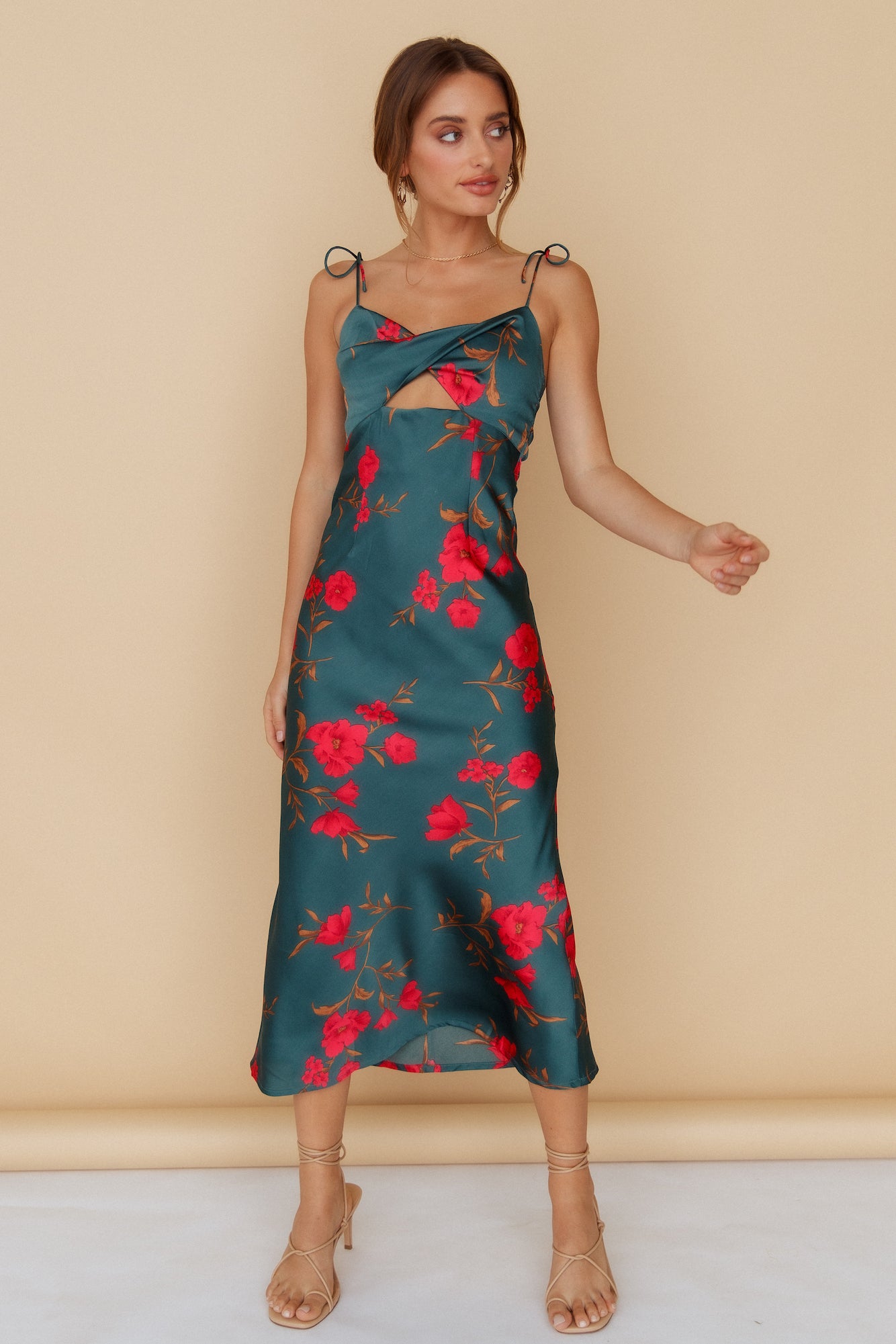 HELLO MOLLY Fool Me Once Midi Dress-Seaa Fashion