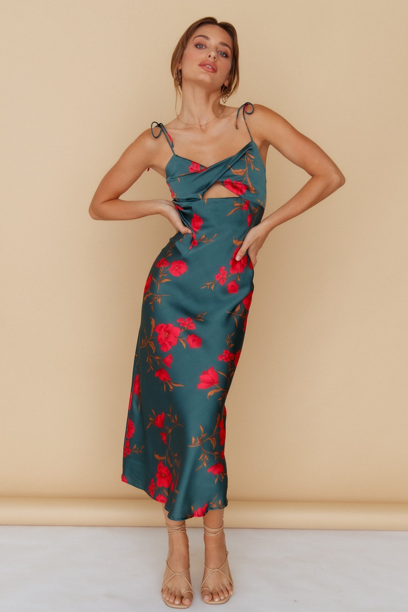 HELLO MOLLY Fool Me Once Midi Dress-Seaa Fashion