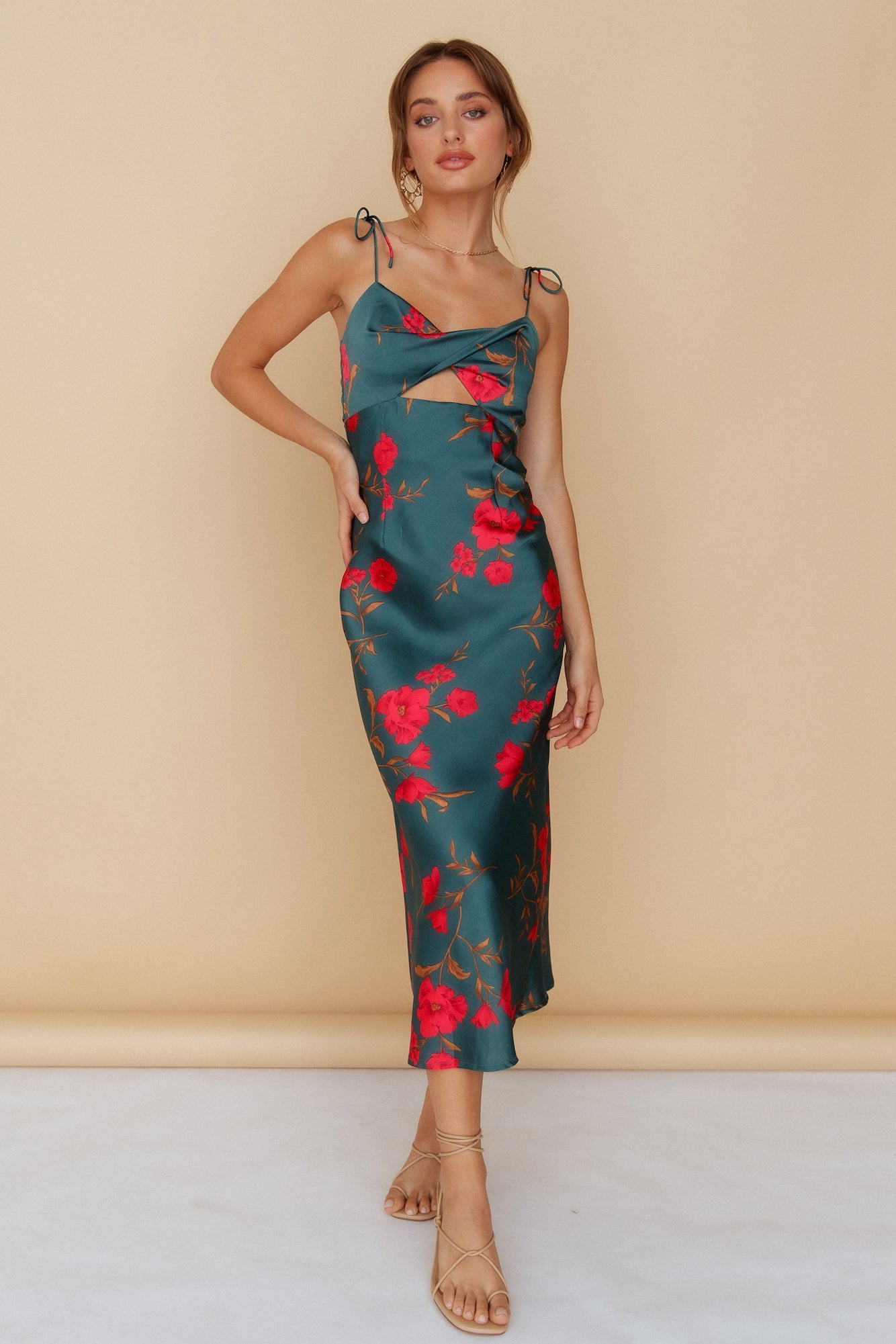 HELLO MOLLY Fool Me Once Midi Dress-Seaa Fashion