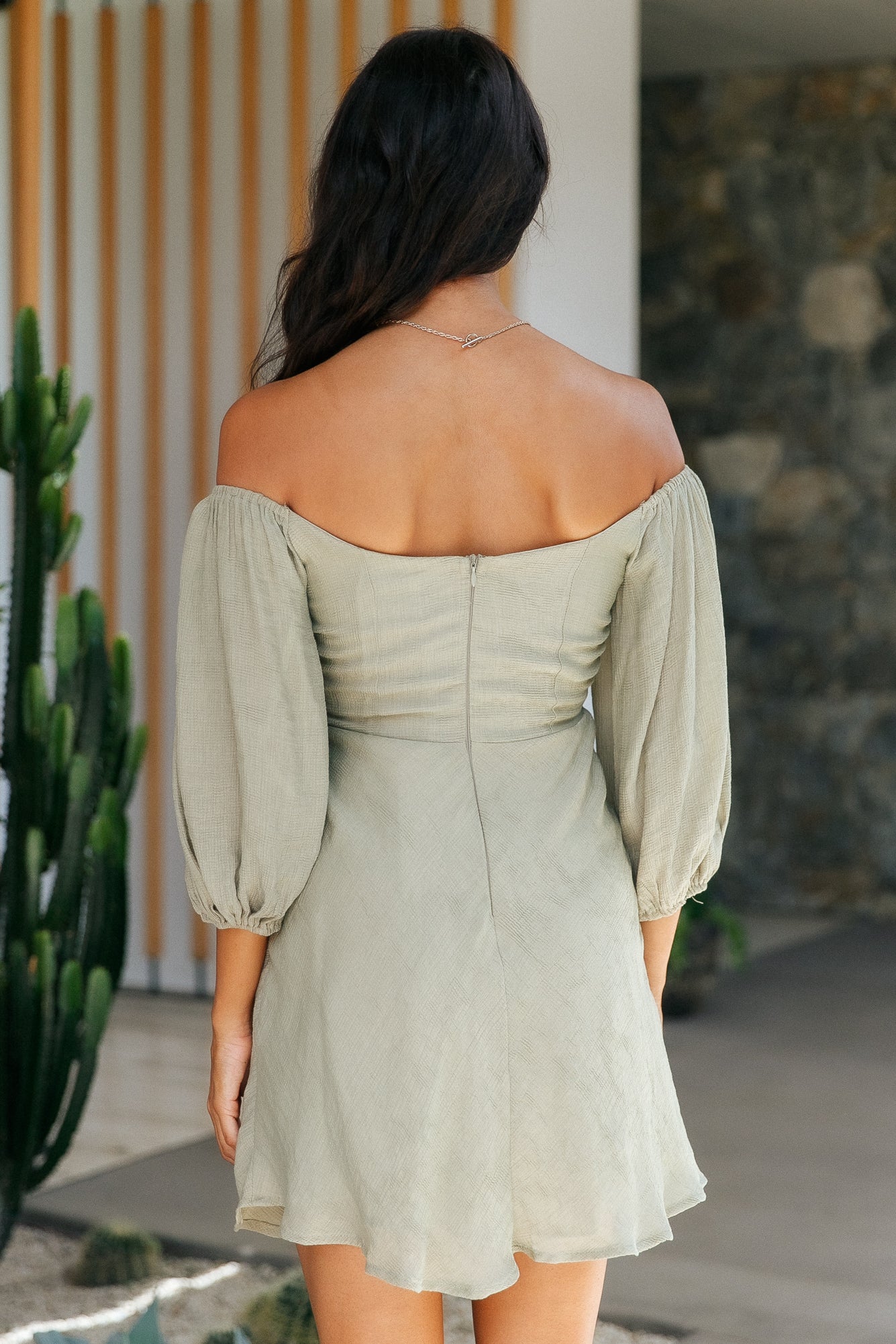 Breakthrough Dress Olive-Seaa Fashion