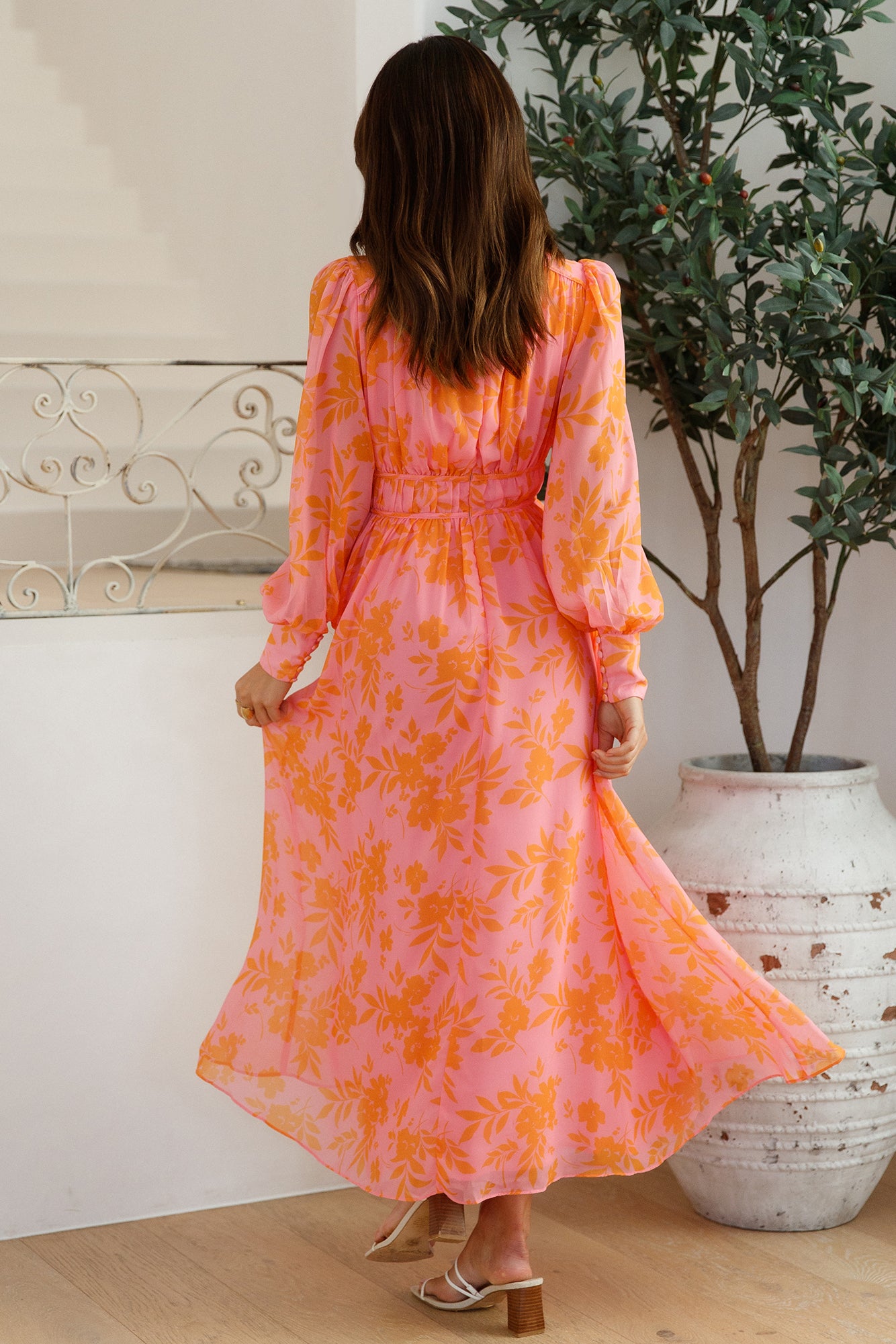 Blissful Getaway Maxi Dress Pink-Seaa Fashion