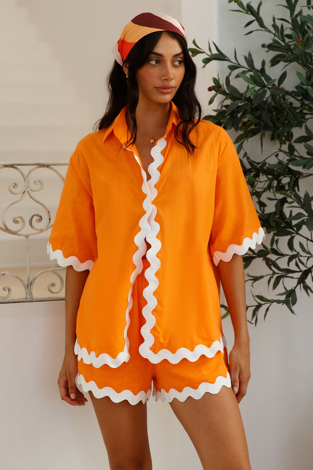 Tangerine Trees Set Orange-Seaa Fashion