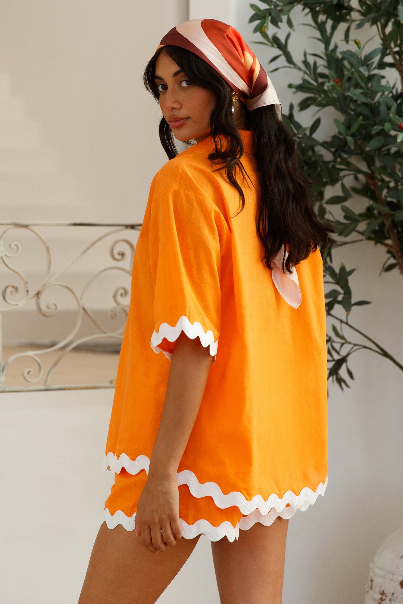 Tangerine Trees Set Orange-Seaa Fashion