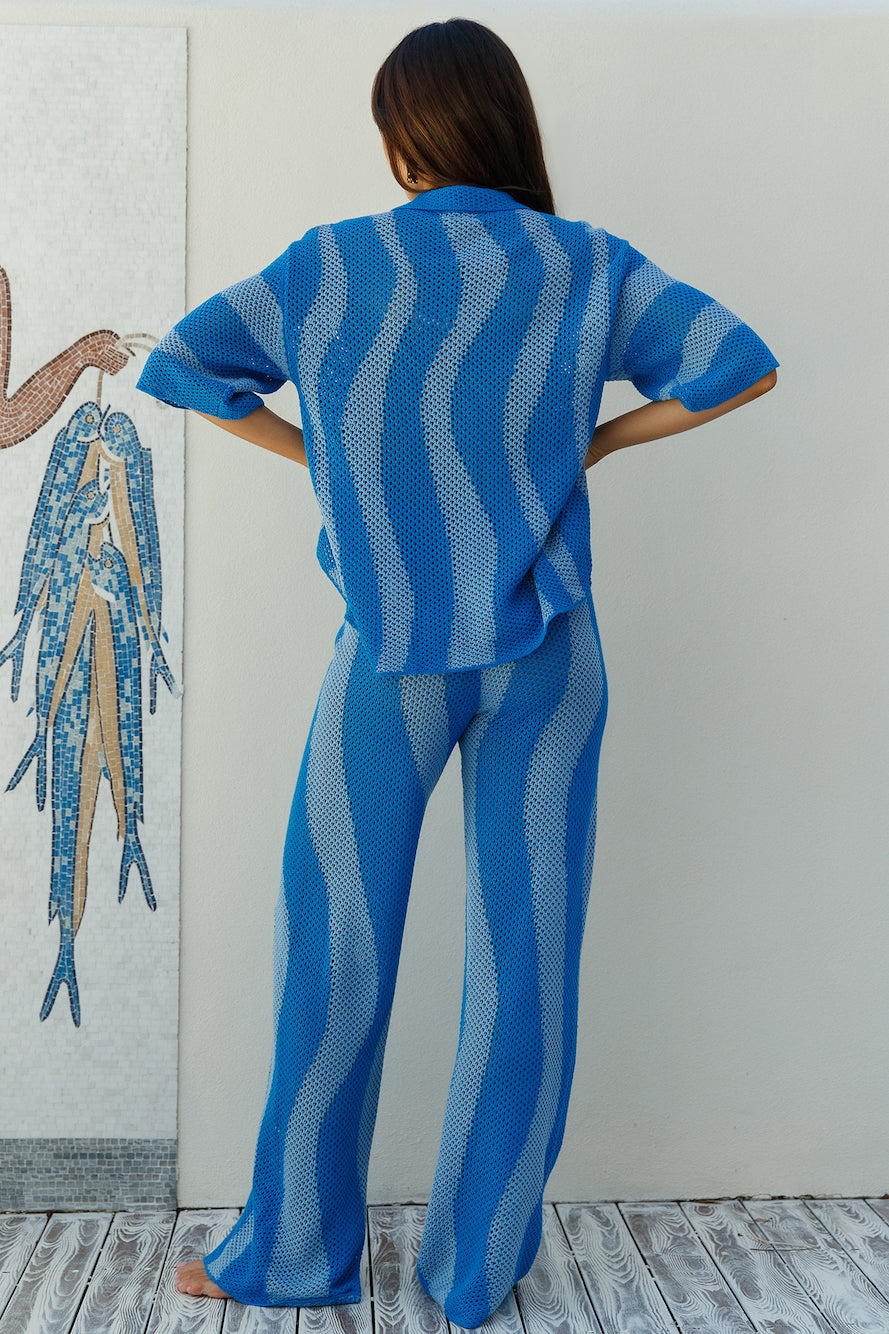 SEVEN WONDERS Zanzibar Pants Blue-Seaa Fashion