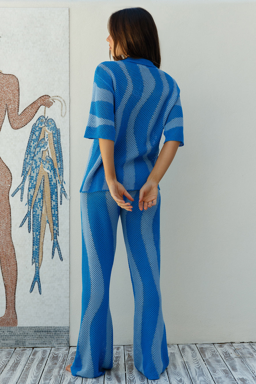 SEVEN WONDERS Zanzibar Pants Blue-Seaa Fashion