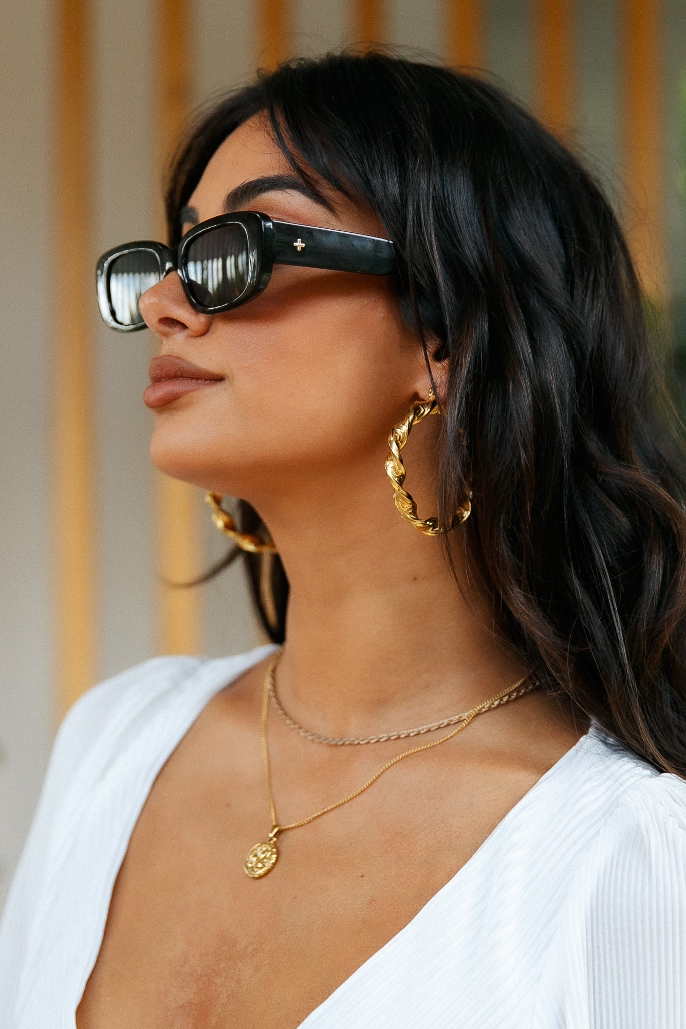 PETA + JAIN Rue Sunglasses Black-Seaa Fashion