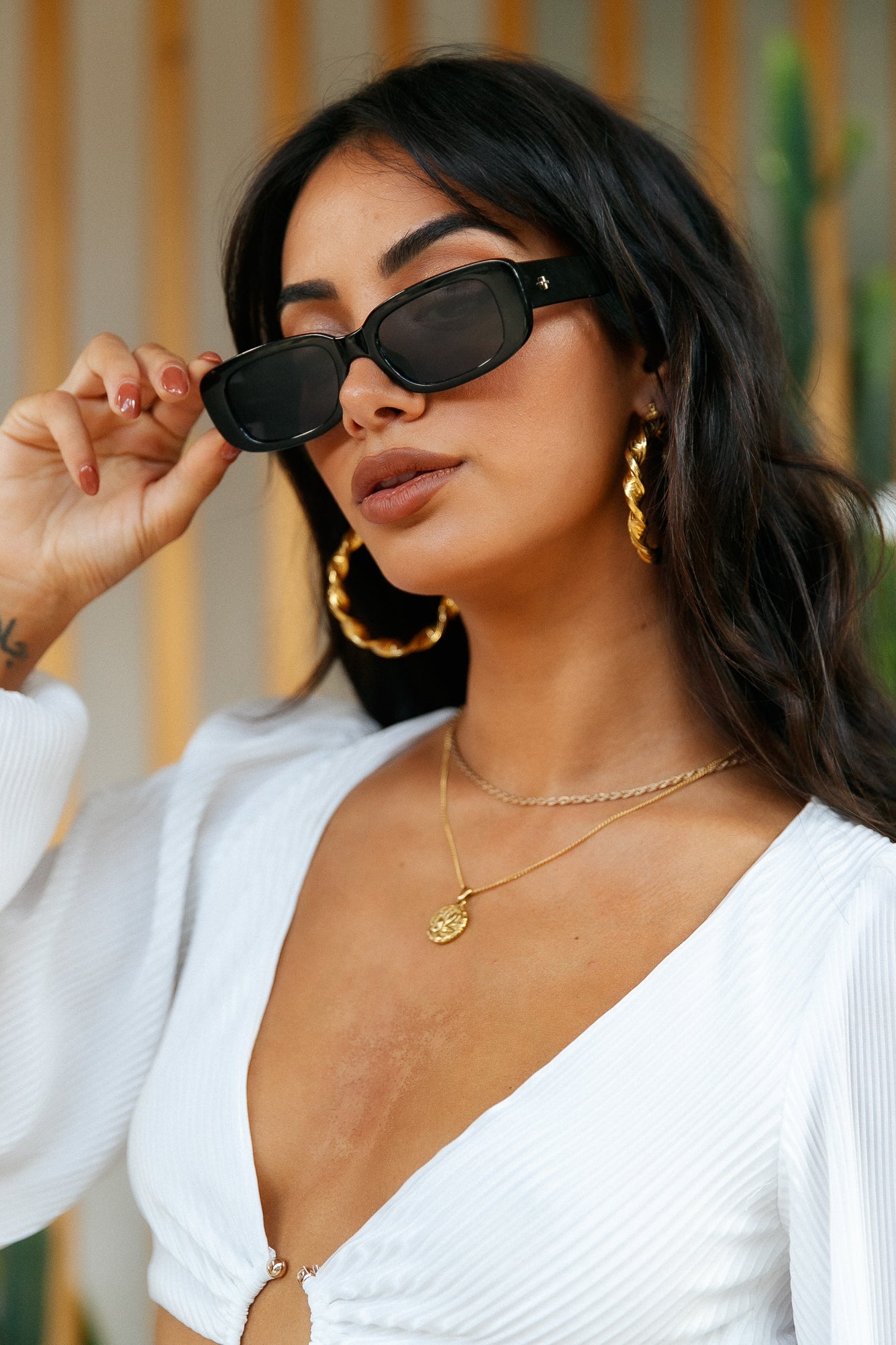 PETA + JAIN Rue Sunglasses Black-Seaa Fashion