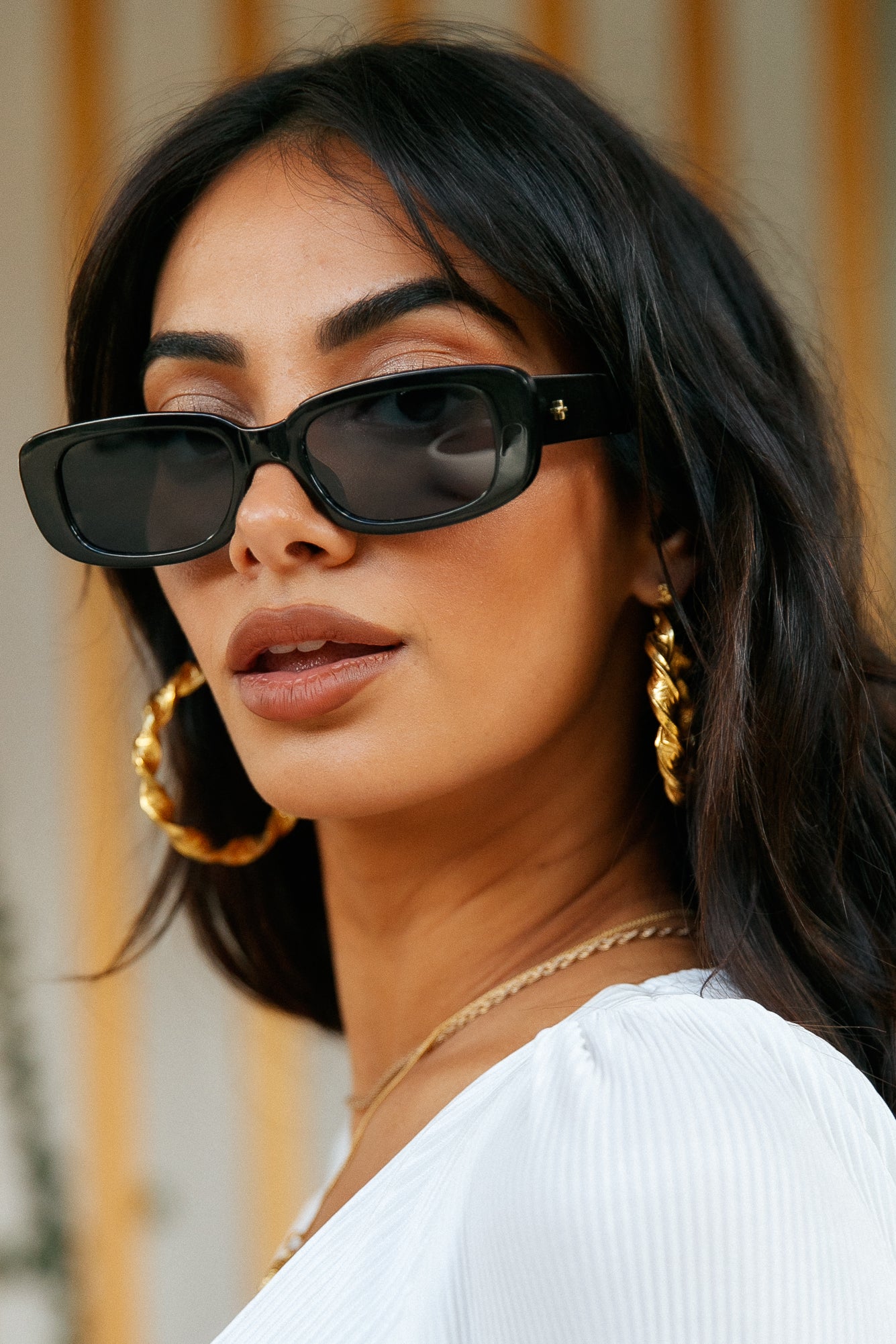 PETA + JAIN Rue Sunglasses Black-Seaa Fashion