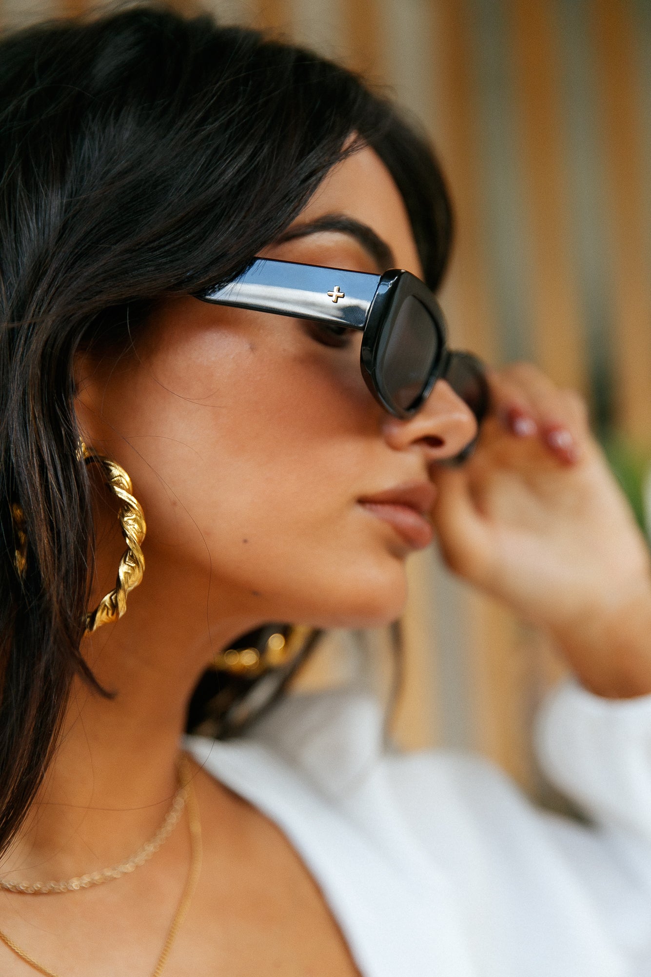 PETA + JAIN Rue Sunglasses Black-Seaa Fashion