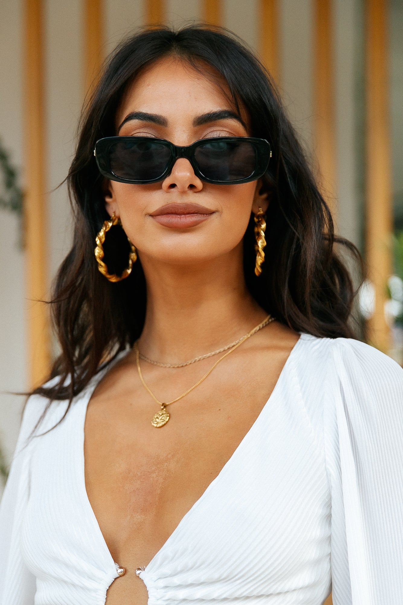 PETA + JAIN Rue Sunglasses Black-Seaa Fashion