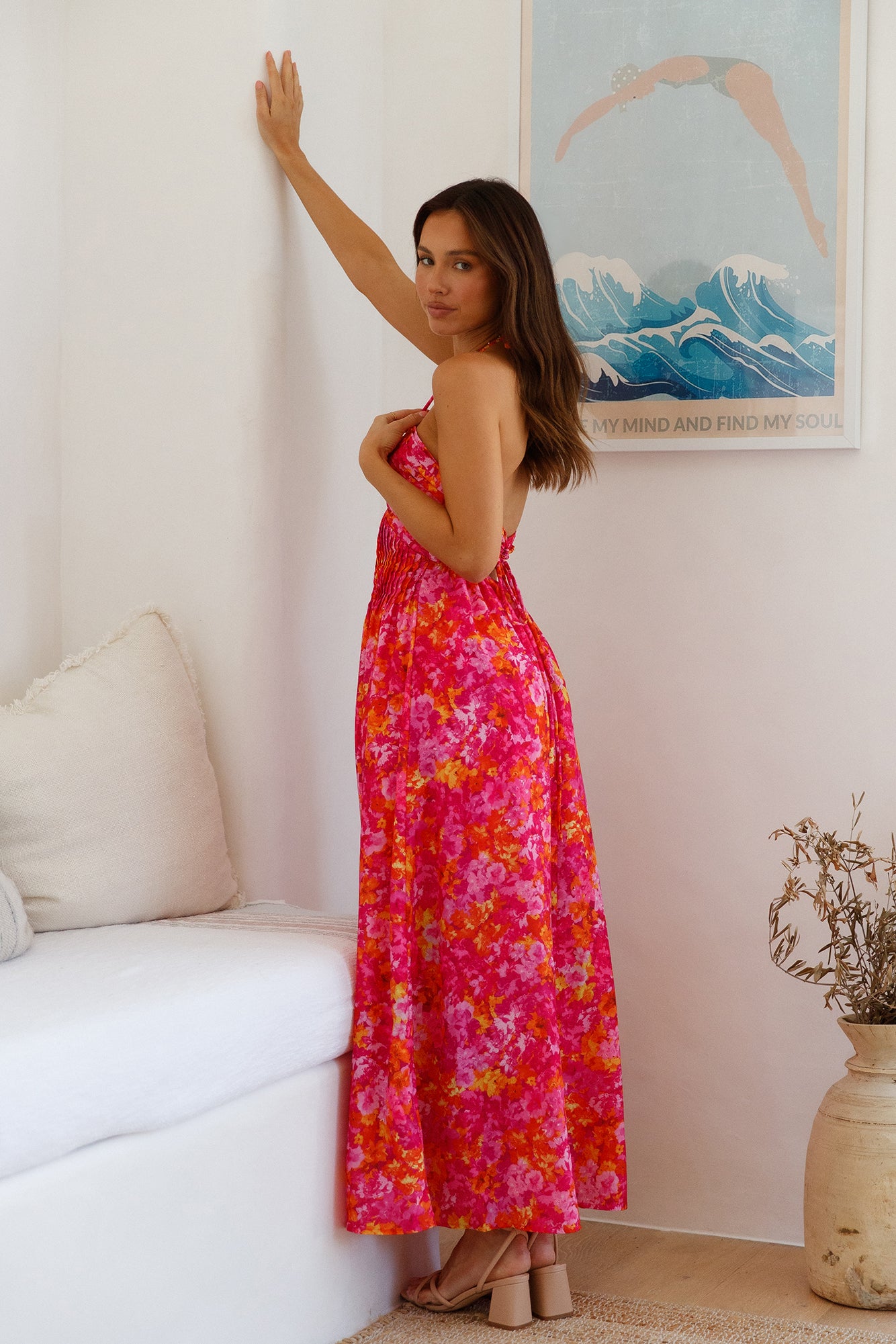 Cross My Heart Maxi Dress Pink-Seaa Fashion