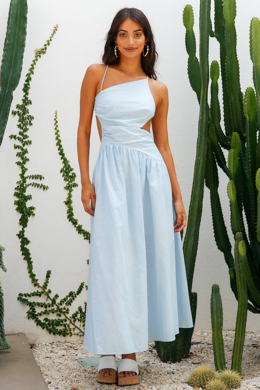 Marais Maxi Dress Blue-Seaa Fashion