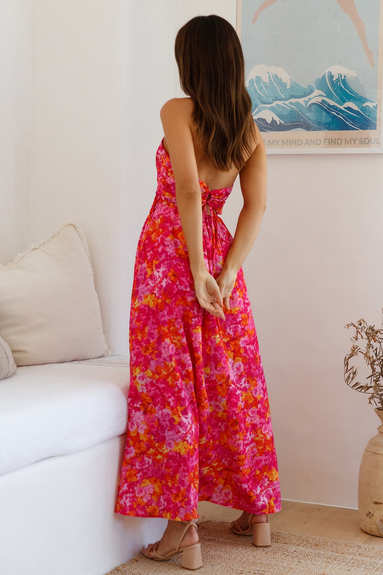 Cross My Heart Maxi Dress Pink-Seaa Fashion