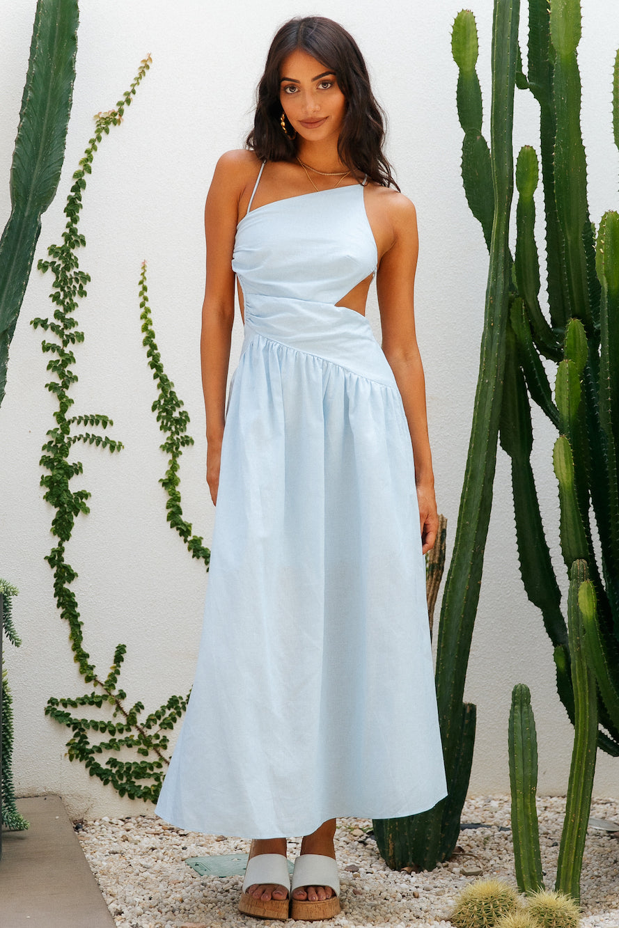 Marais Maxi Dress Blue-Seaa Fashion
