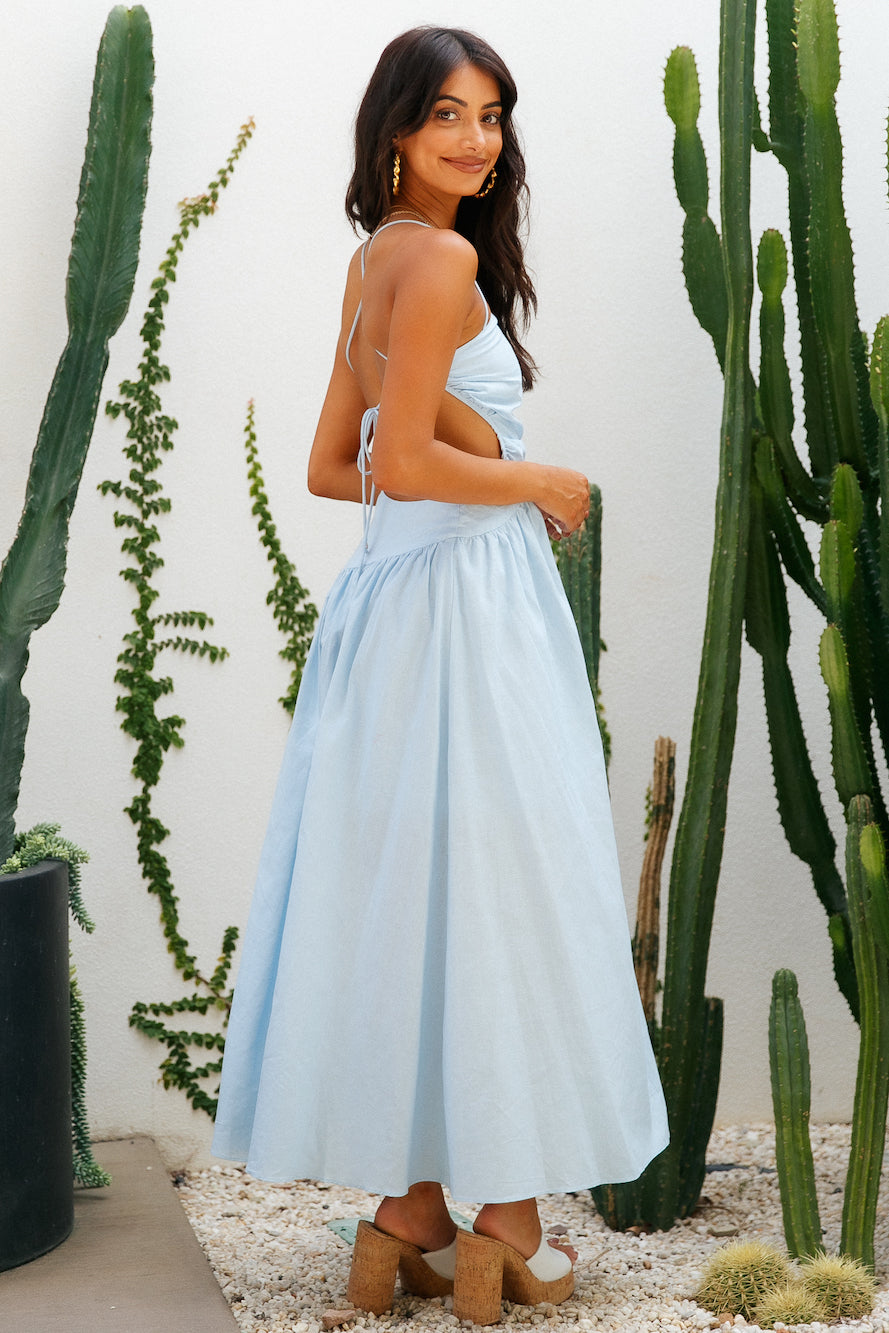 Marais Maxi Dress Blue-Seaa Fashion