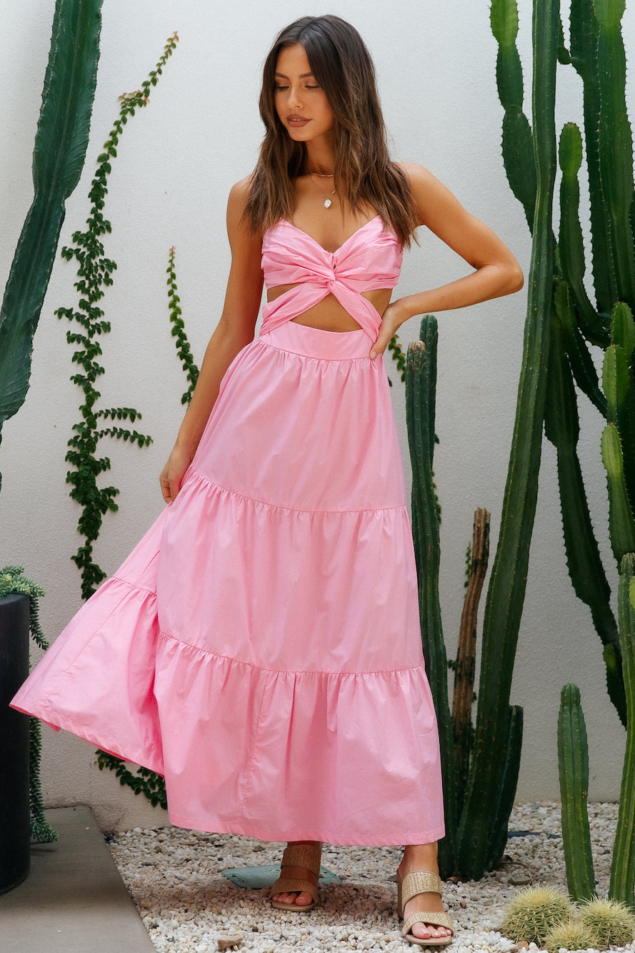 Best Belief Maxi Dress Pink-Seaa Fashion