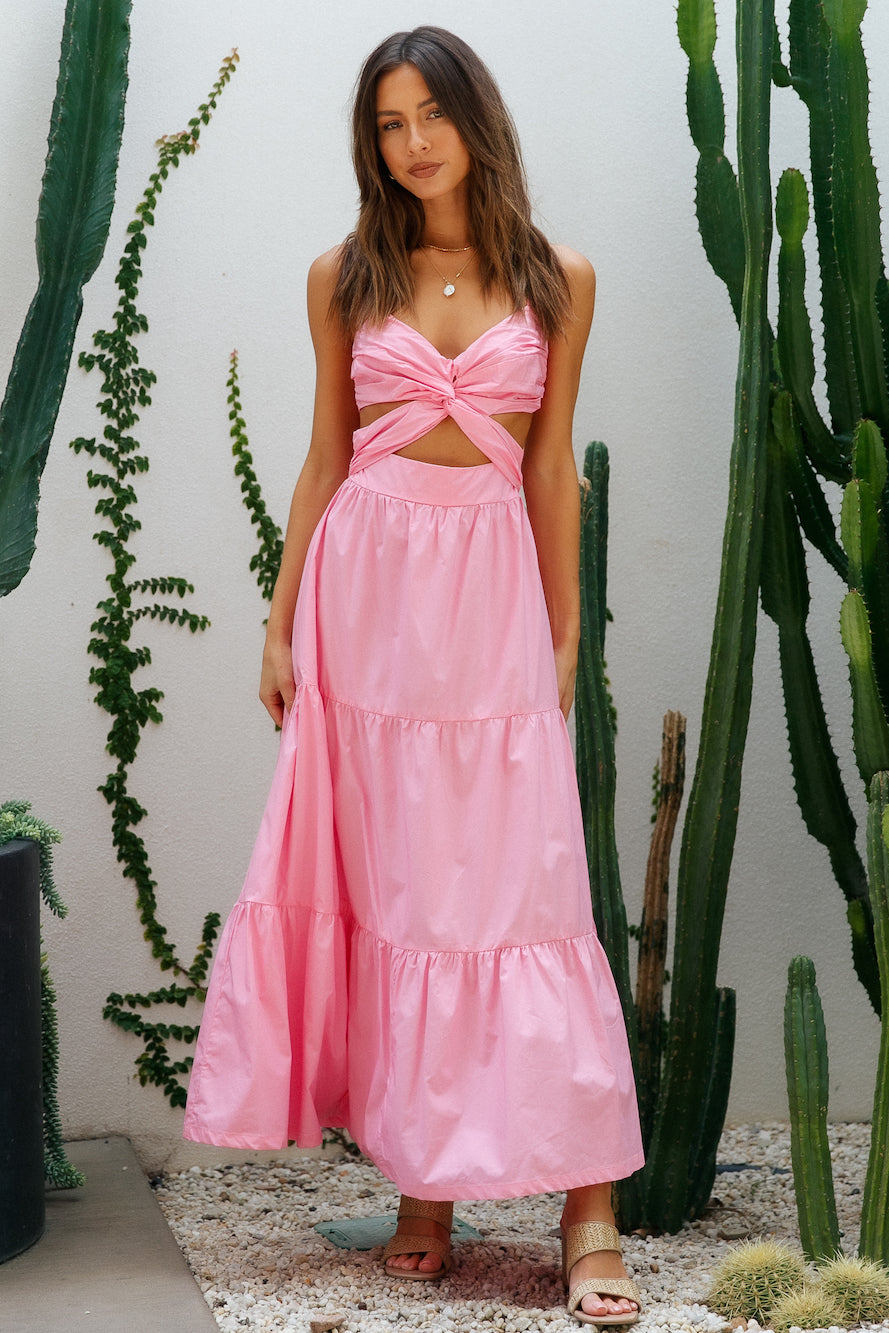 Best Belief Maxi Dress Pink-Seaa Fashion