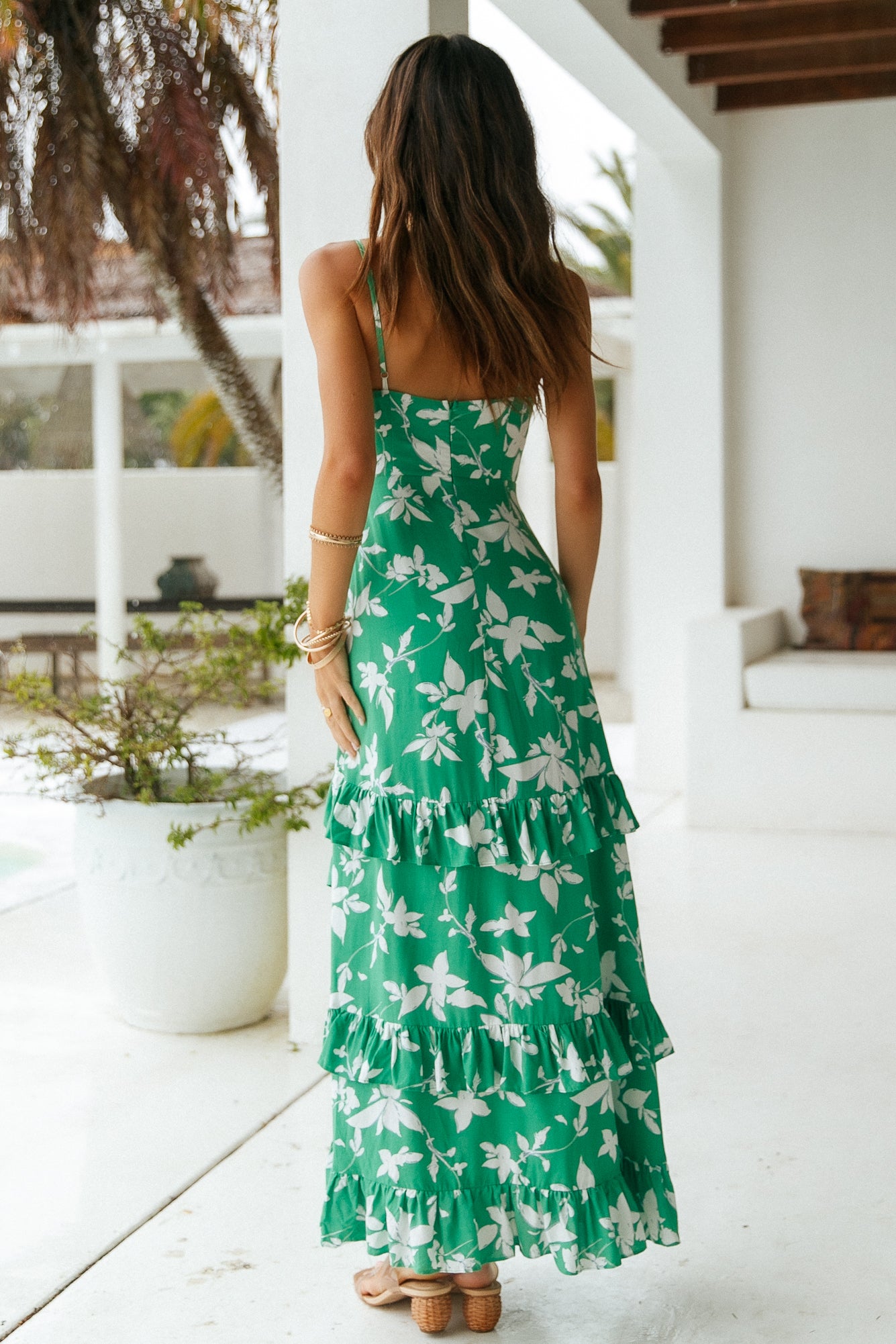 Treetop Harmony Maxi Dress-Seaa Fashion