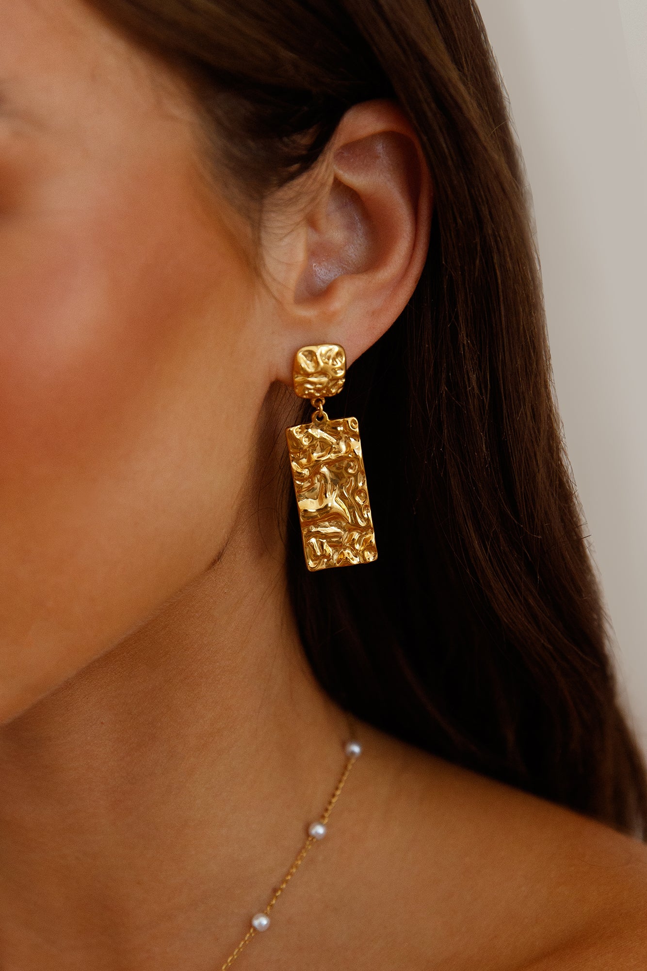 18K Gold Plated Vintage Charm Earrings Gold-Seaa Fashion