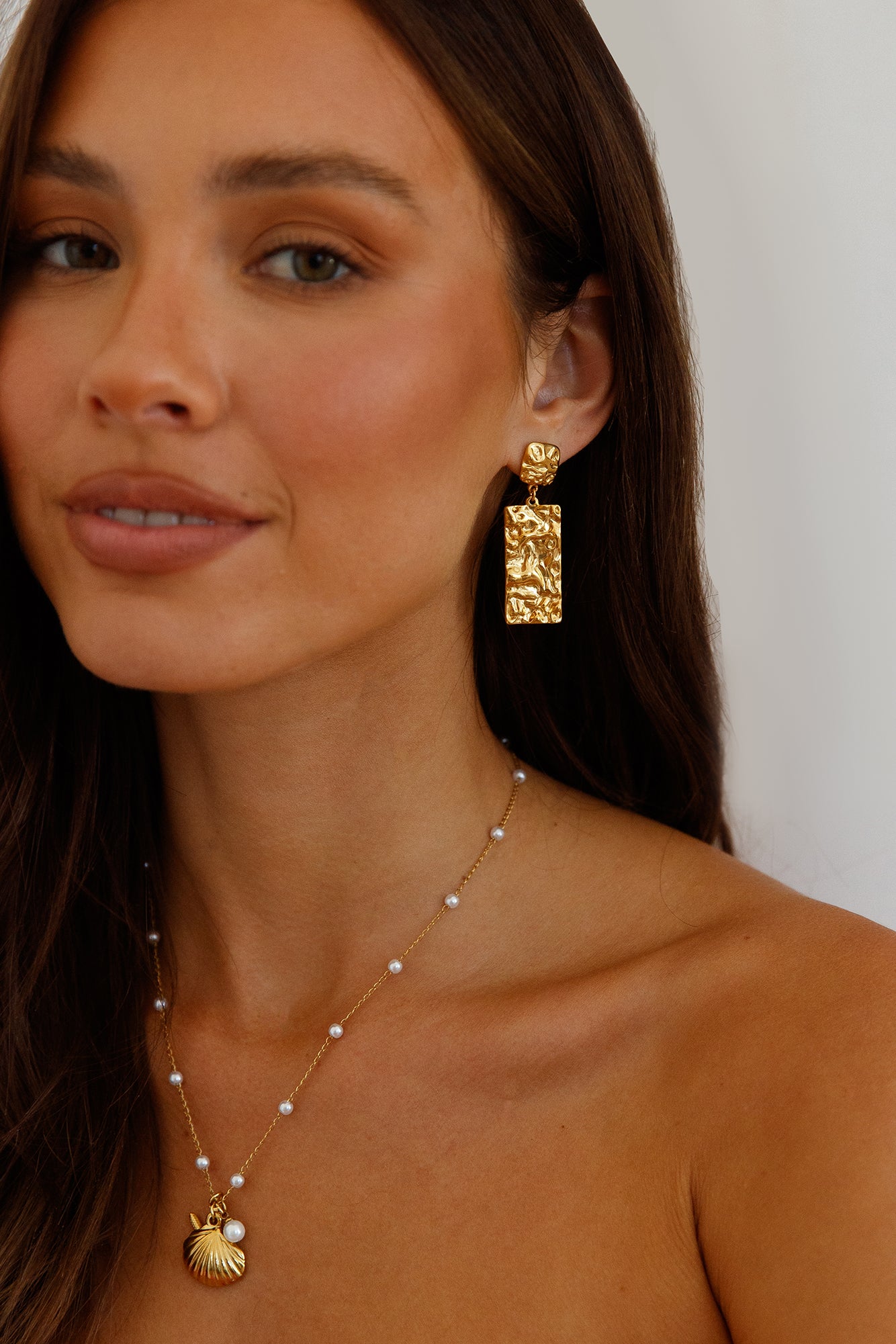 18K Gold Plated Vintage Charm Earrings Gold-Seaa Fashion