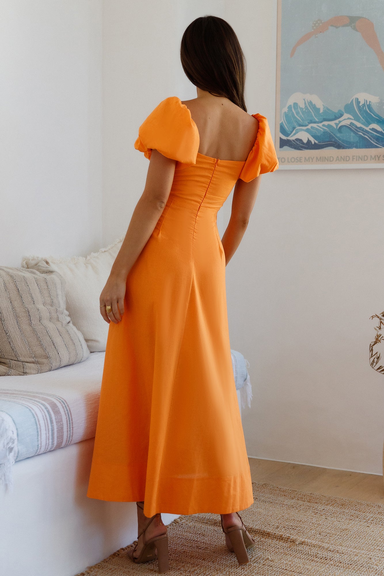 Feeling Tanned Maxi Dress Orange-Seaa Fashion